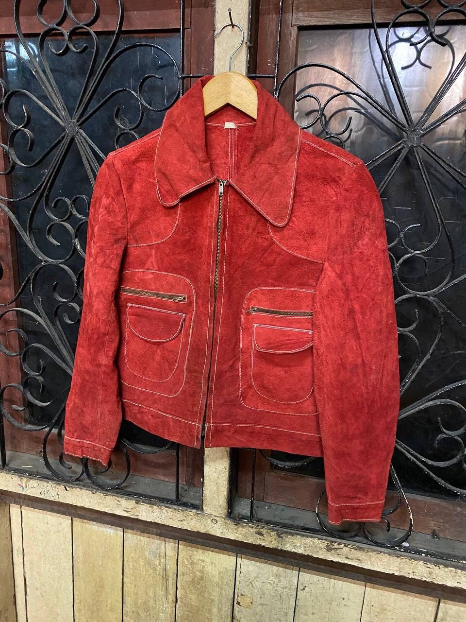 Japanese Brand Vintage 80s Leathers Craft Jacket Size US S / EU 44-46 / 1 - 4 Thumbnail