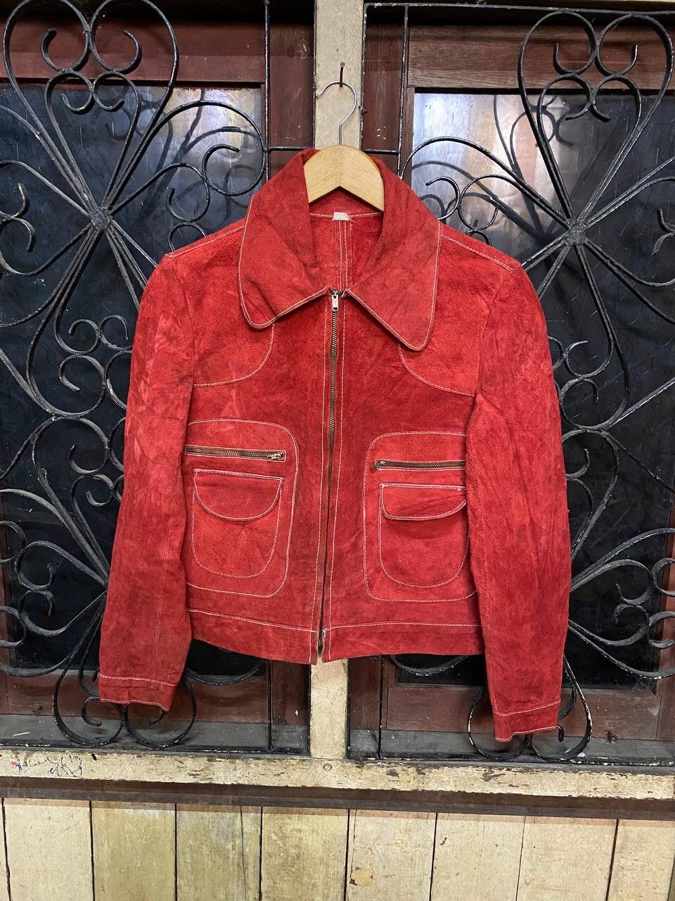 Japanese Brand Vintage 80s Leathers Craft Jacket Size US S / EU 44-46 / 1 - 3 Thumbnail