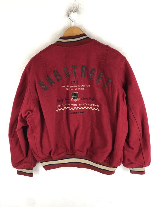 Japanese Brand FOR STAFF SAB STREET BY ATELIER SAB EMBROIDERY BOMBER ...