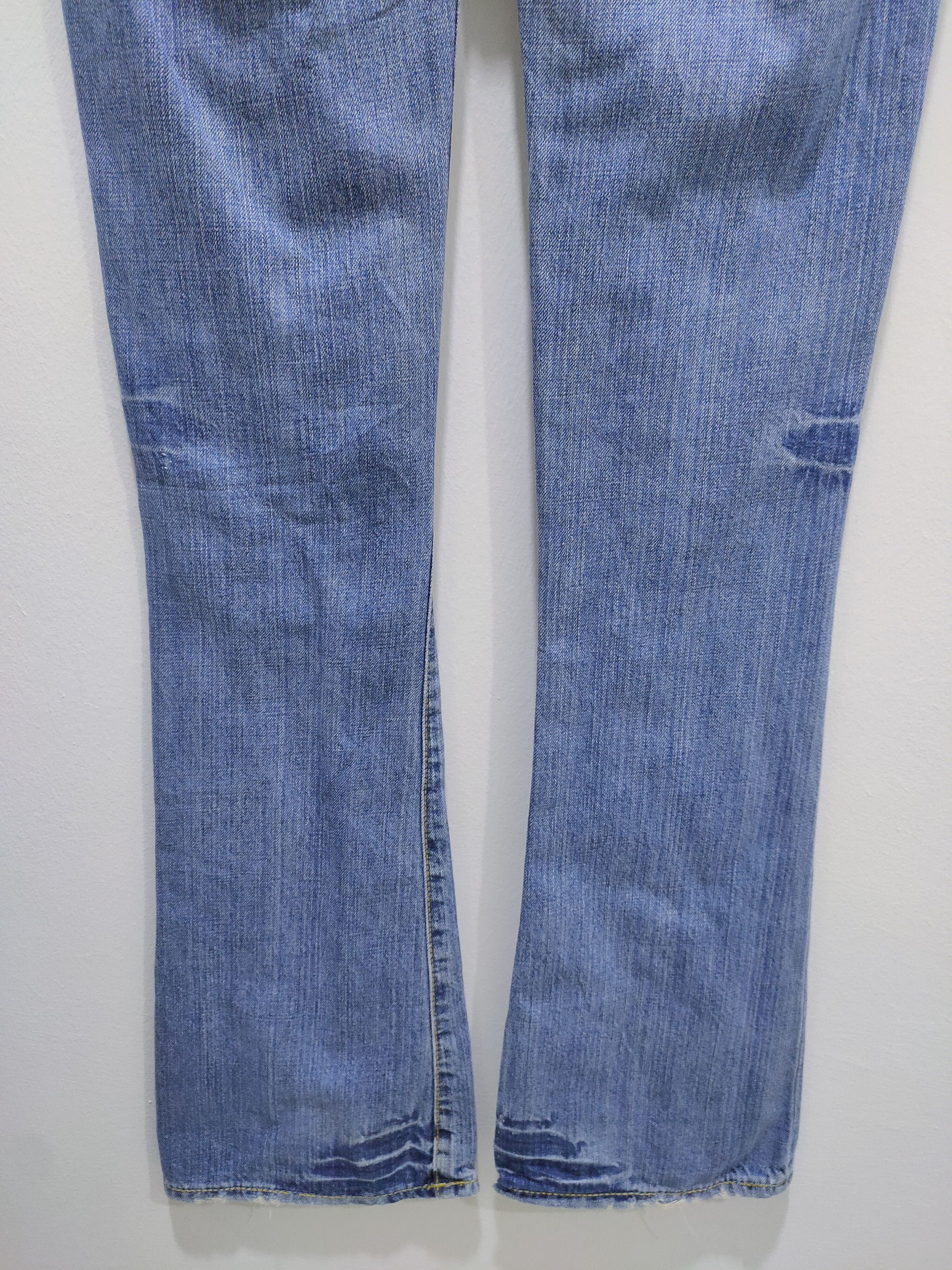 Japanese Brand J&COMPANY Embroidery Apache Skull Acid Washed Bootcut Jeans Size 28" / US 6 / IT 42 - 12 Thumbnail