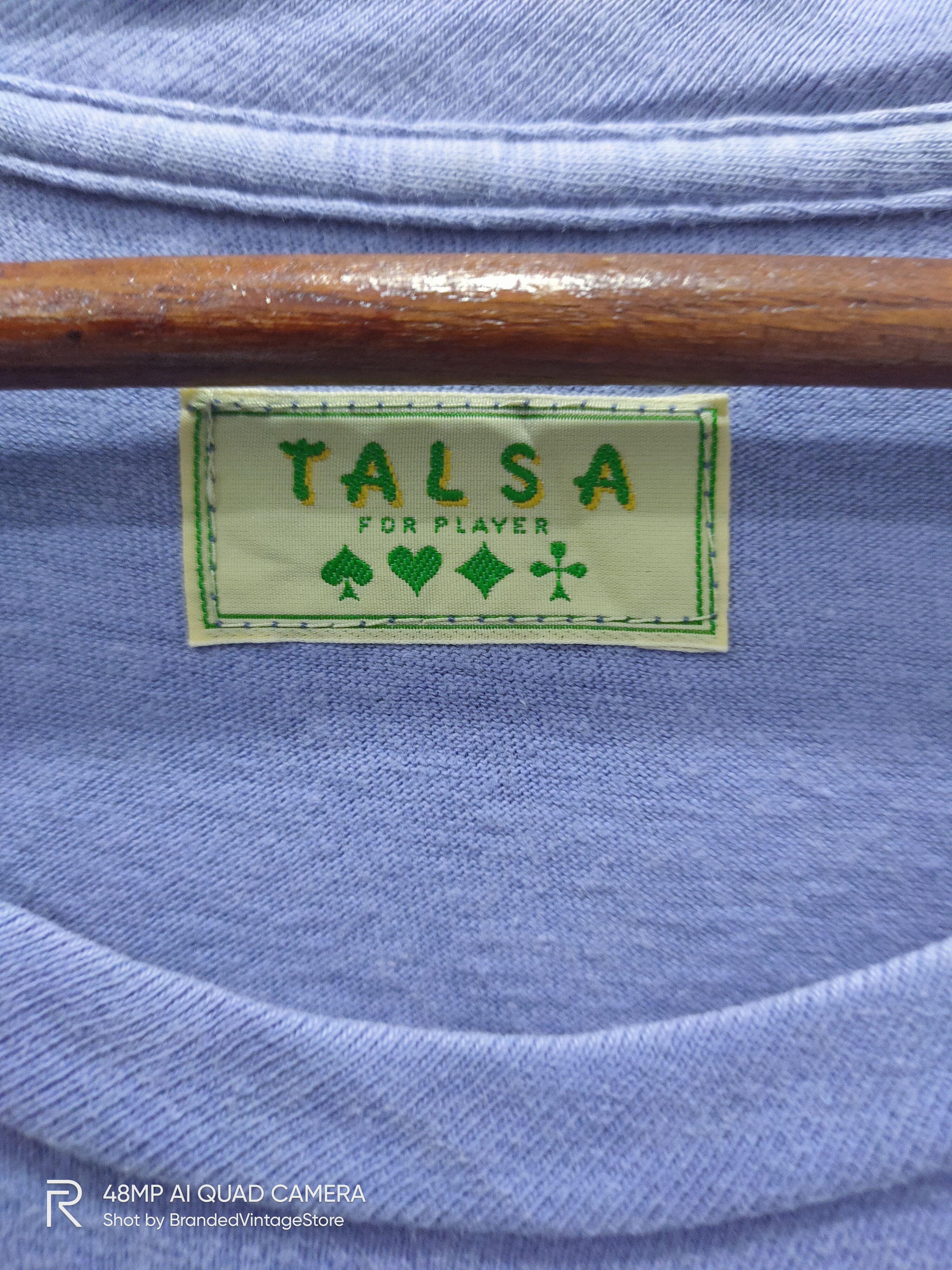 Vintage Vintage TALSA Poker Trick Player Heritage Stitch Pocket Tee Size US M / EU 48-50 / 2 - 8 Thumbnail
