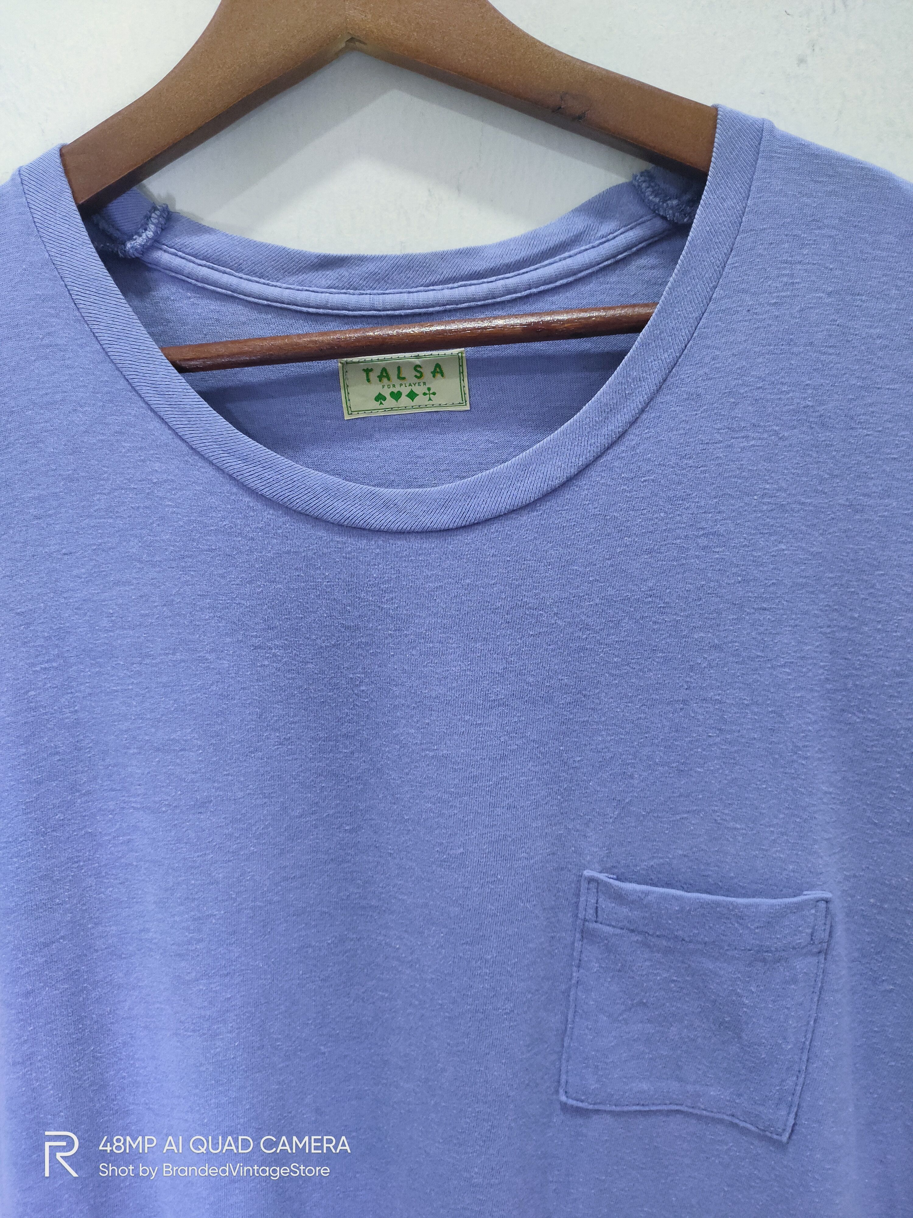 Vintage Vintage TALSA Poker Trick Player Heritage Stitch Pocket Tee Size US M / EU 48-50 / 2 - 9 Thumbnail