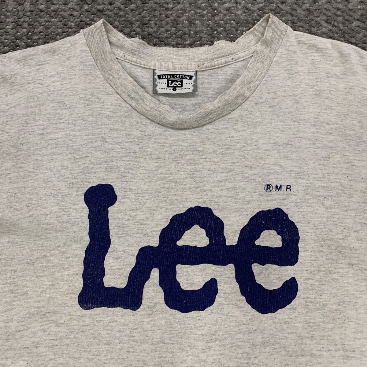 Lee LEE Vintage 80s Big Logo Graphic Streetwear Surt Tee Tshirt Size US L / EU 52-54 / 3 - 3 Thumbnail