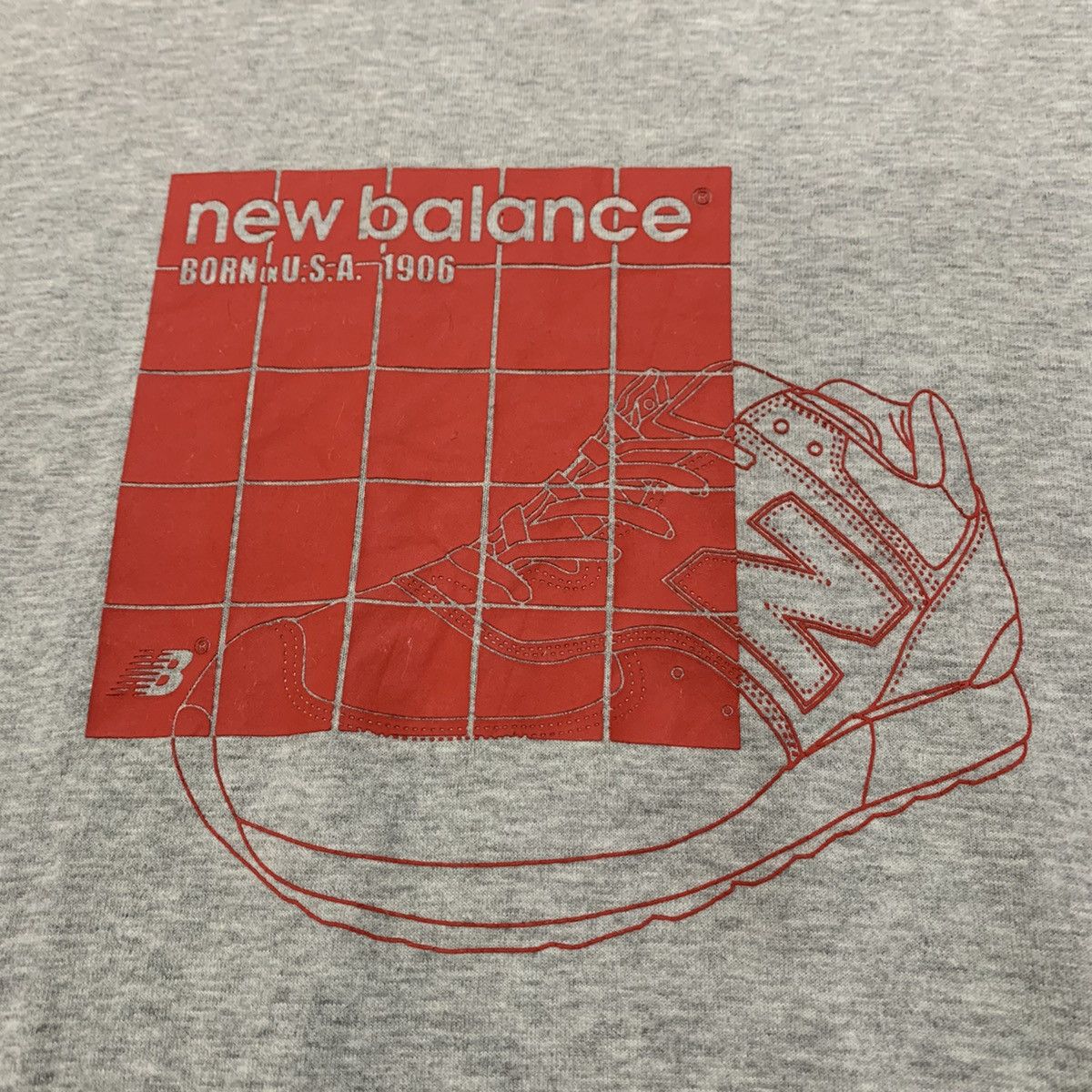 New Balance × USA Olympics NEW BALANCE Vintage 90s Sneaker Biglogo Streetwear TShirt Size US L / EU 52-54 / 3 - 3 Thumbnail