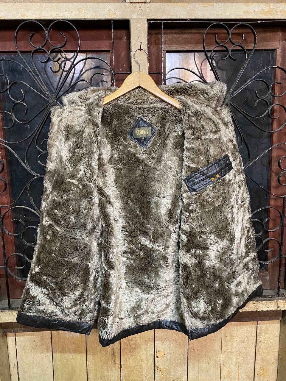 Japanese Brand Vintage Cimuka Fur Collar Mens Coat Made In Japan Size US L / EU 52-54 / 3 - 5 Thumbnail