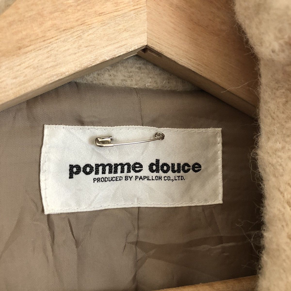 Japanese Brand VINTAGE POMME DOUCE LONG JACKET DOUBLE BREAST Size US L / EU 52-54 / 3 - 13 Thumbnail