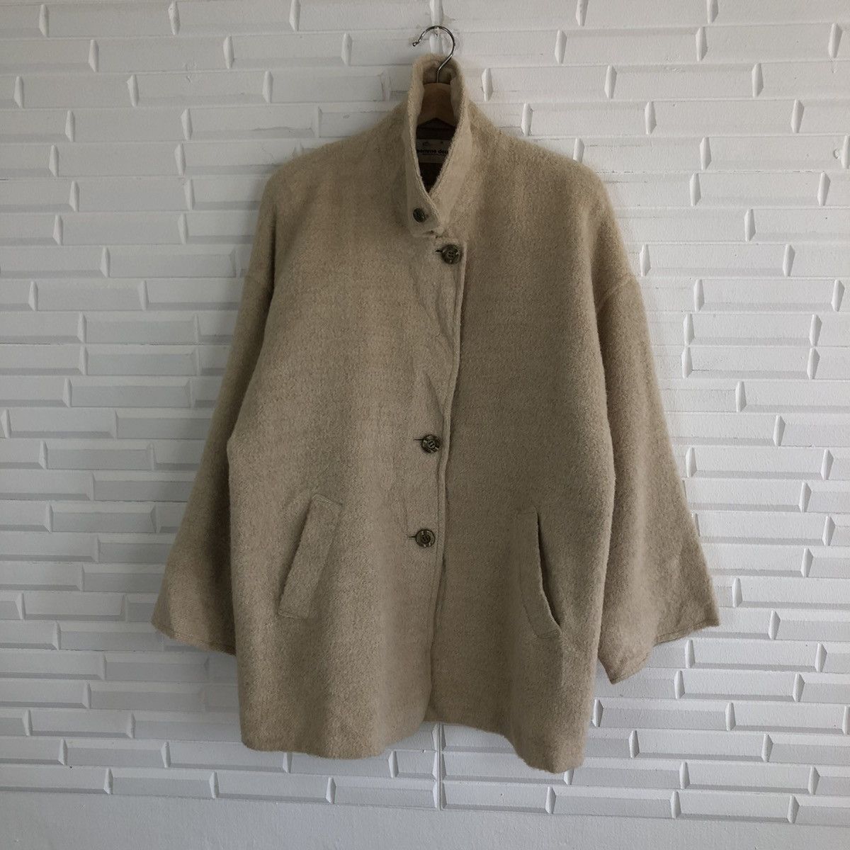Japanese Brand VINTAGE POMME DOUCE LONG JACKET DOUBLE BREAST Size US L / EU 52-54 / 3 - 10 Thumbnail
