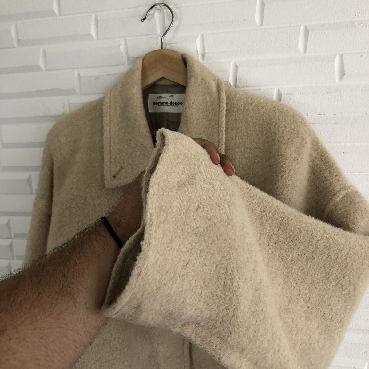 Japanese Brand VINTAGE POMME DOUCE LONG JACKET DOUBLE BREAST Size US L / EU 52-54 / 3 - 7 Thumbnail