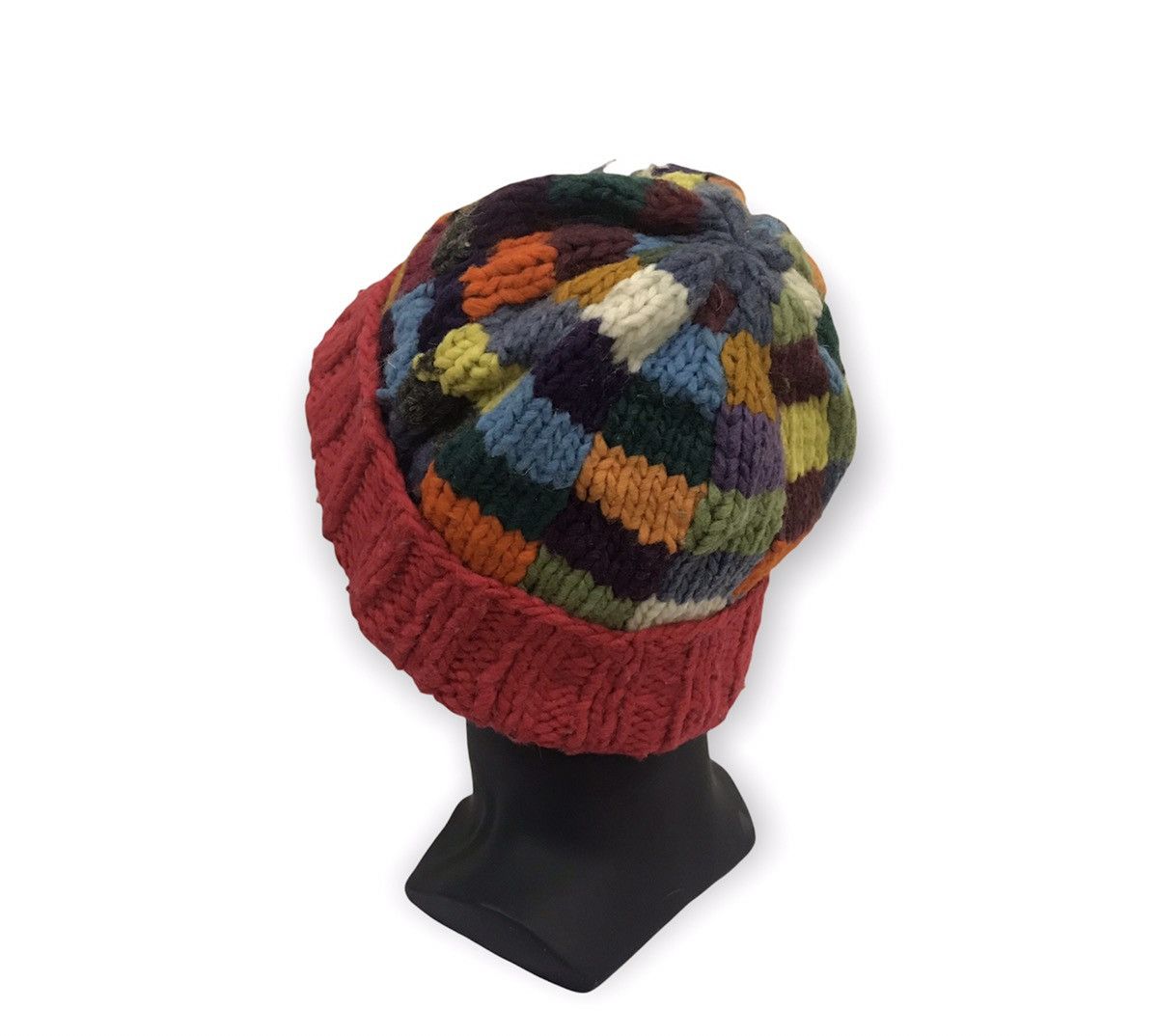 Japanese Brand Japanese Brand Ekeko Multicolour Knit Beanie Hat Size ONE SIZE - 3 Thumbnail