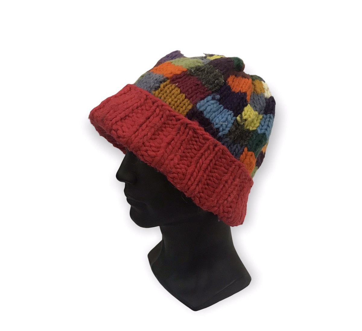 Japanese Brand Japanese Brand Ekeko Multicolour Knit Beanie Hat Size ONE SIZE - 2 Thumbnail