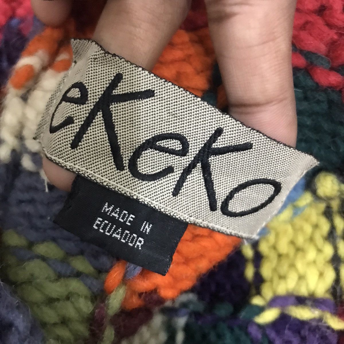 Japanese Brand Japanese Brand Ekeko Multicolour Knit Beanie Hat Size ONE SIZE - 5 Thumbnail