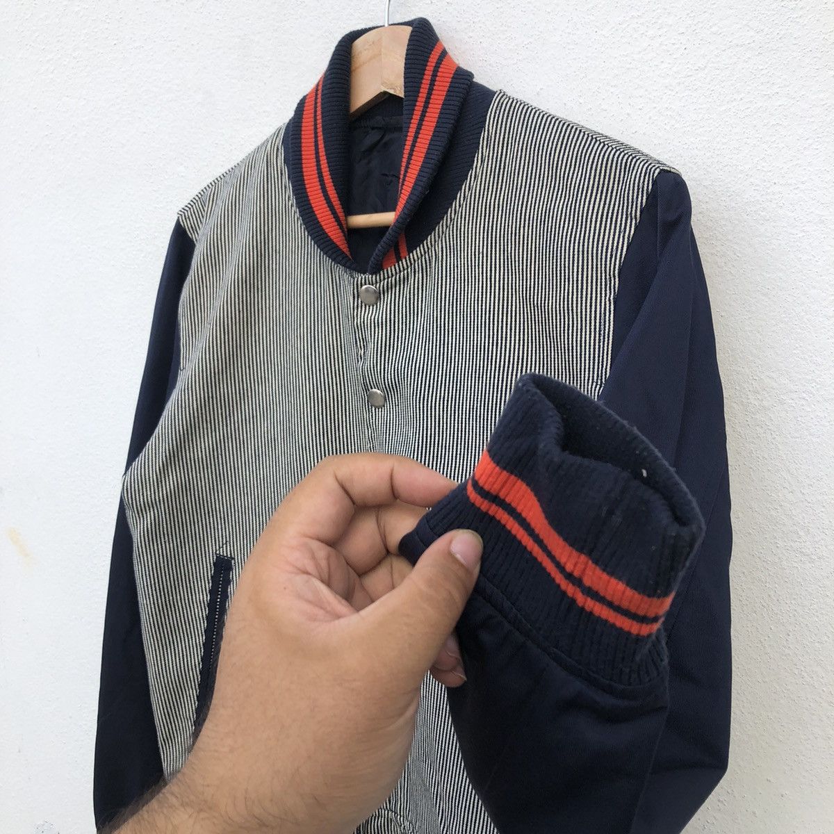 VARSITY JACKET JAPANESE BRAND RARE STYLE DESIGN