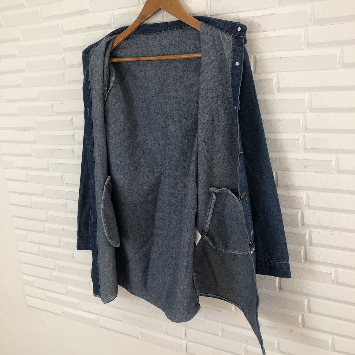 Japanese Brand VINTAGE RINMOO DENIM LIGHT JACKET BIG LOGO STREETWEAR STYLE Size US M / EU 48-50 / 2 - 11 Thumbnail