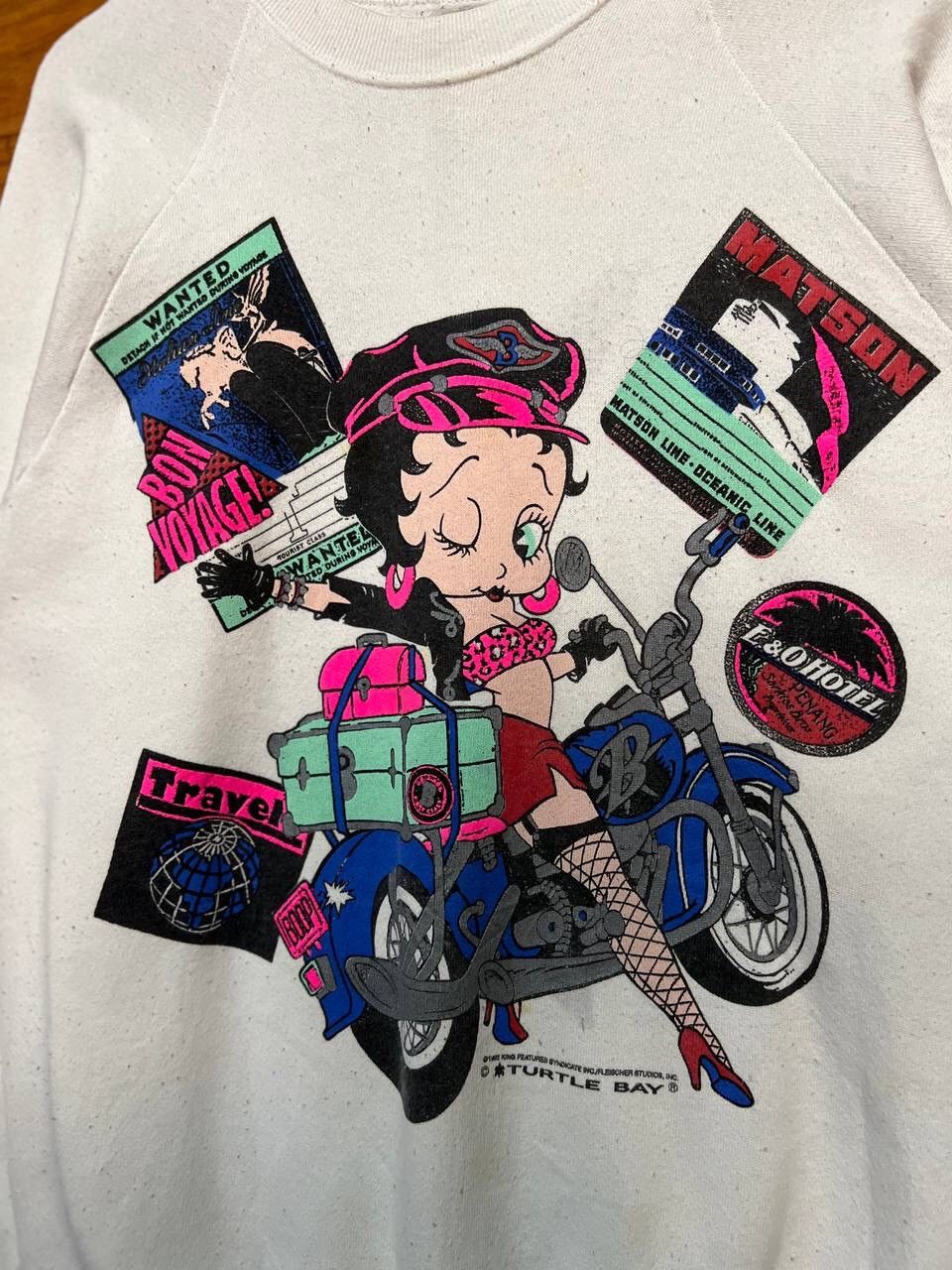 Cartoon Network × Vintage VINTAGE BETTY BOOP ©️1993 TURTLE BAY SWEATSHIRT Size US L / EU 52-54 / 3 - 5 Thumbnail
