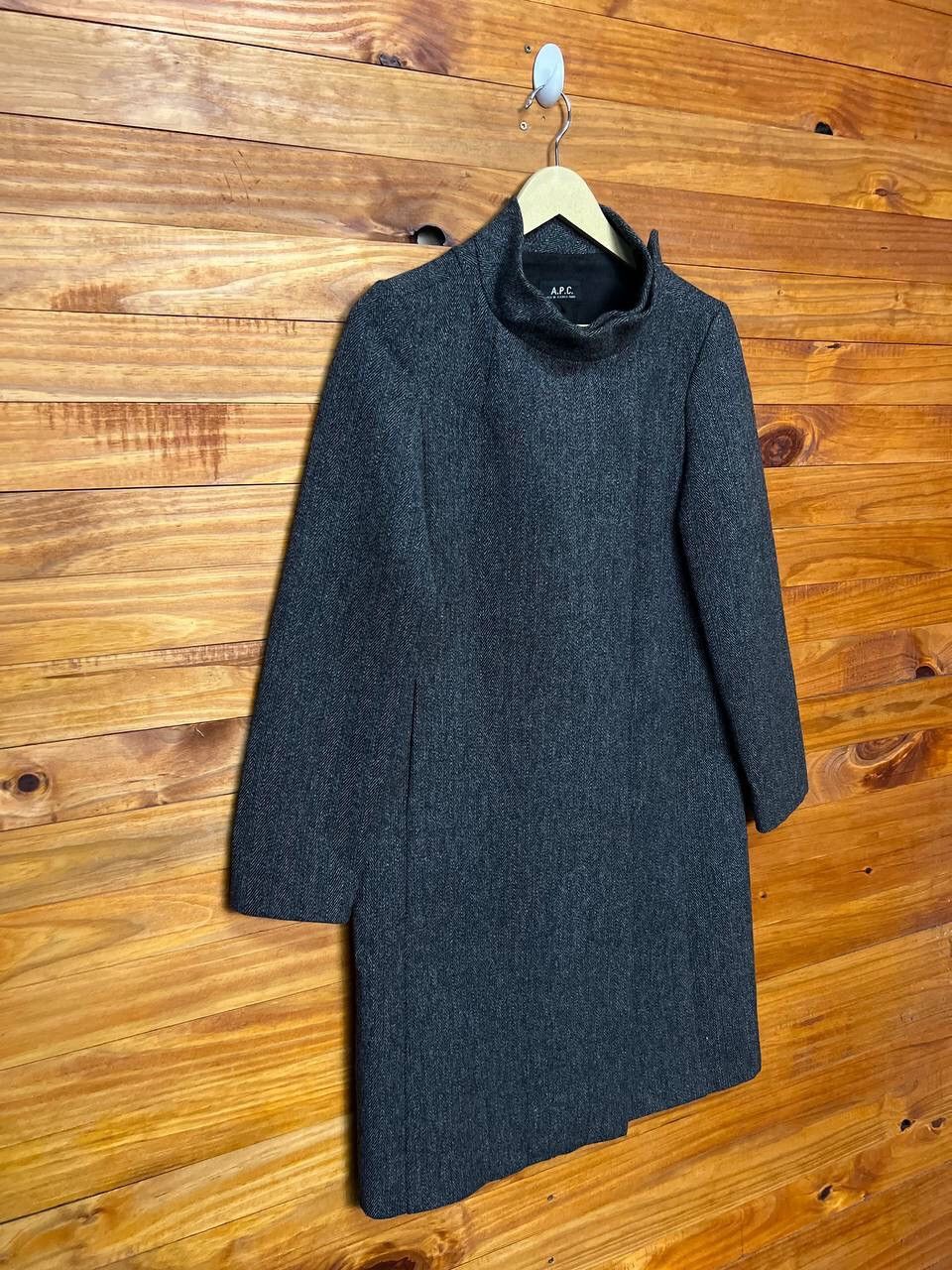 A.P.C. A.P.C JACKET FISHBONE LAINE WOOL WOMENS Size S / US 4 / IT 40 - 3 Thumbnail
