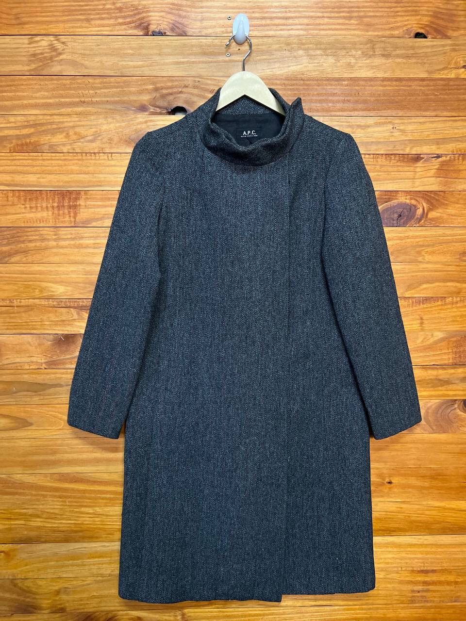 A.P.C. A.P.C JACKET FISHBONE LAINE WOOL WOMENS Size S / US 4 / IT 40 - 2 Thumbnail