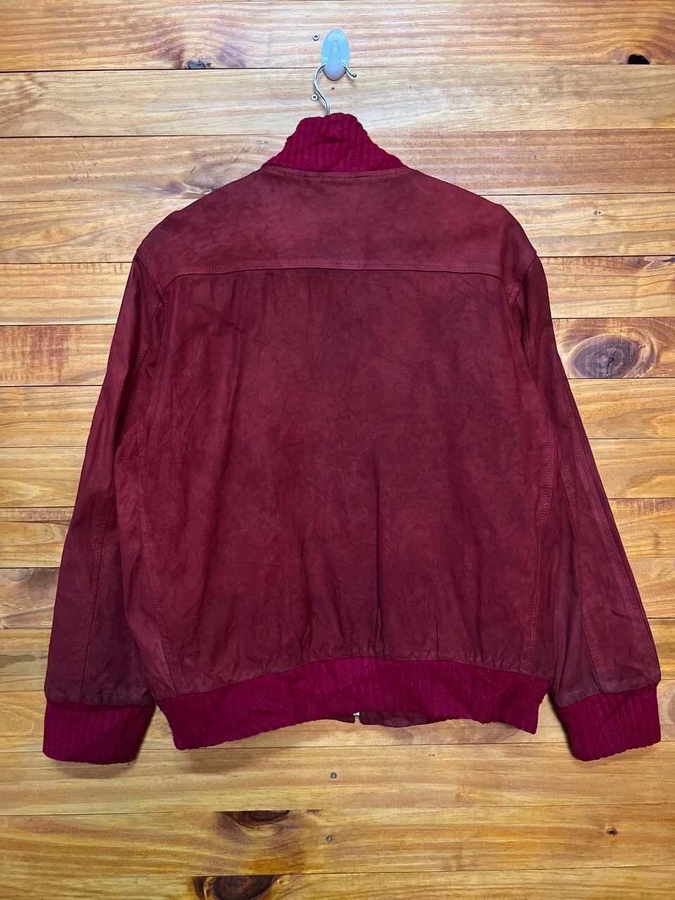 Leather VINTAGE FLEECE LINED LEATHER JACKET Size US L / EU 52-54 / 3 - 8 Thumbnail