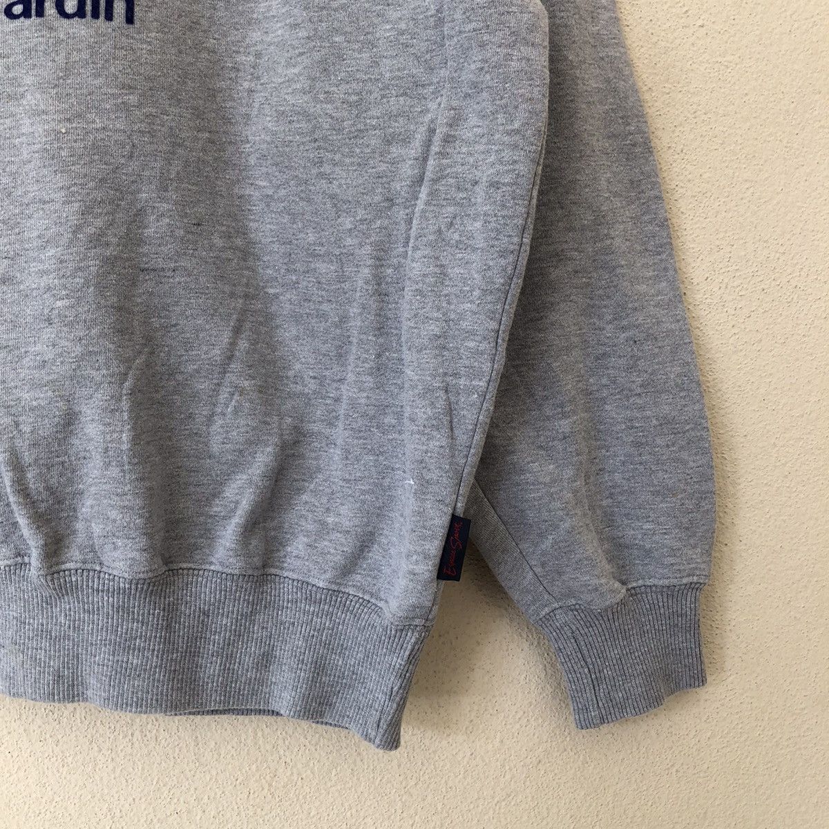 Japanese Brand SWEATSHIRT BIG LOGO EMBROIDERED ESCAPE SPORT PIERRE CARDIN Size US M / EU 48-50 / 2 - 10 Thumbnail