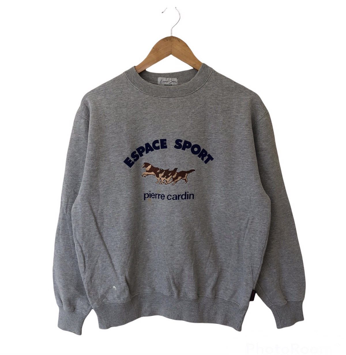 Japanese Brand SWEATSHIRT BIG LOGO EMBROIDERED ESCAPE SPORT PIERRE CARDIN Size US M / EU 48-50 / 2 - 1 Thumbnail