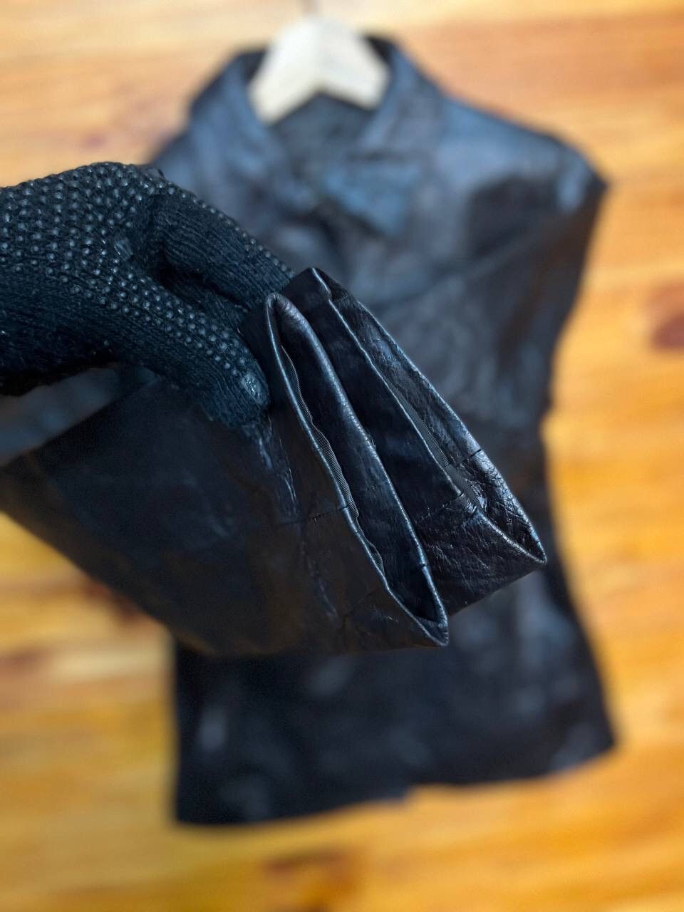 Leather VINTAGE ZIP UP LEATHER JACKET Size US S / EU 44-46 / 1 - 4 Thumbnail