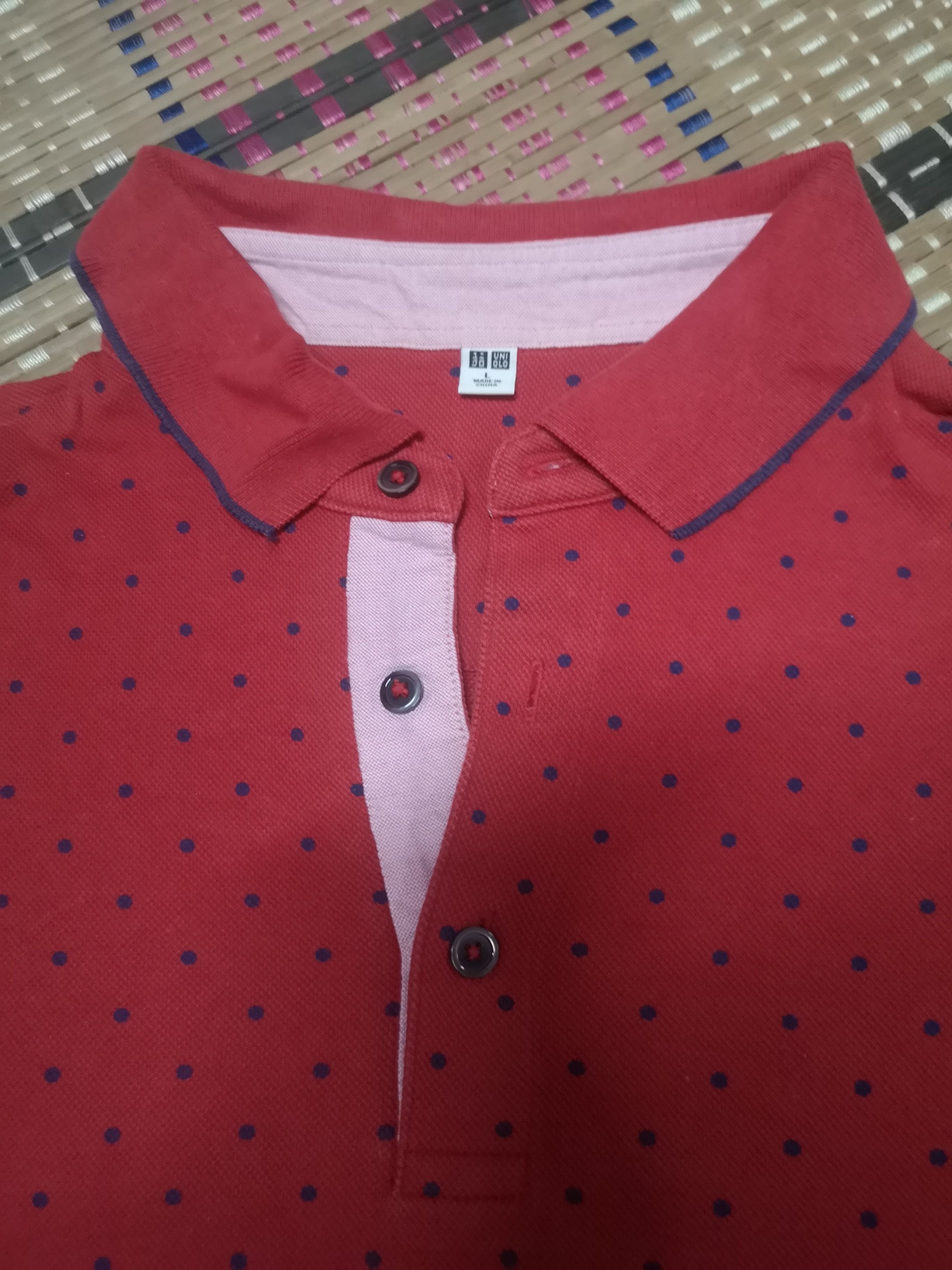 Japanese Brand × Uniqlo Uniqlo Polo Polka-dot Size US M / EU 48-50 / 2 - 3 Thumbnail
