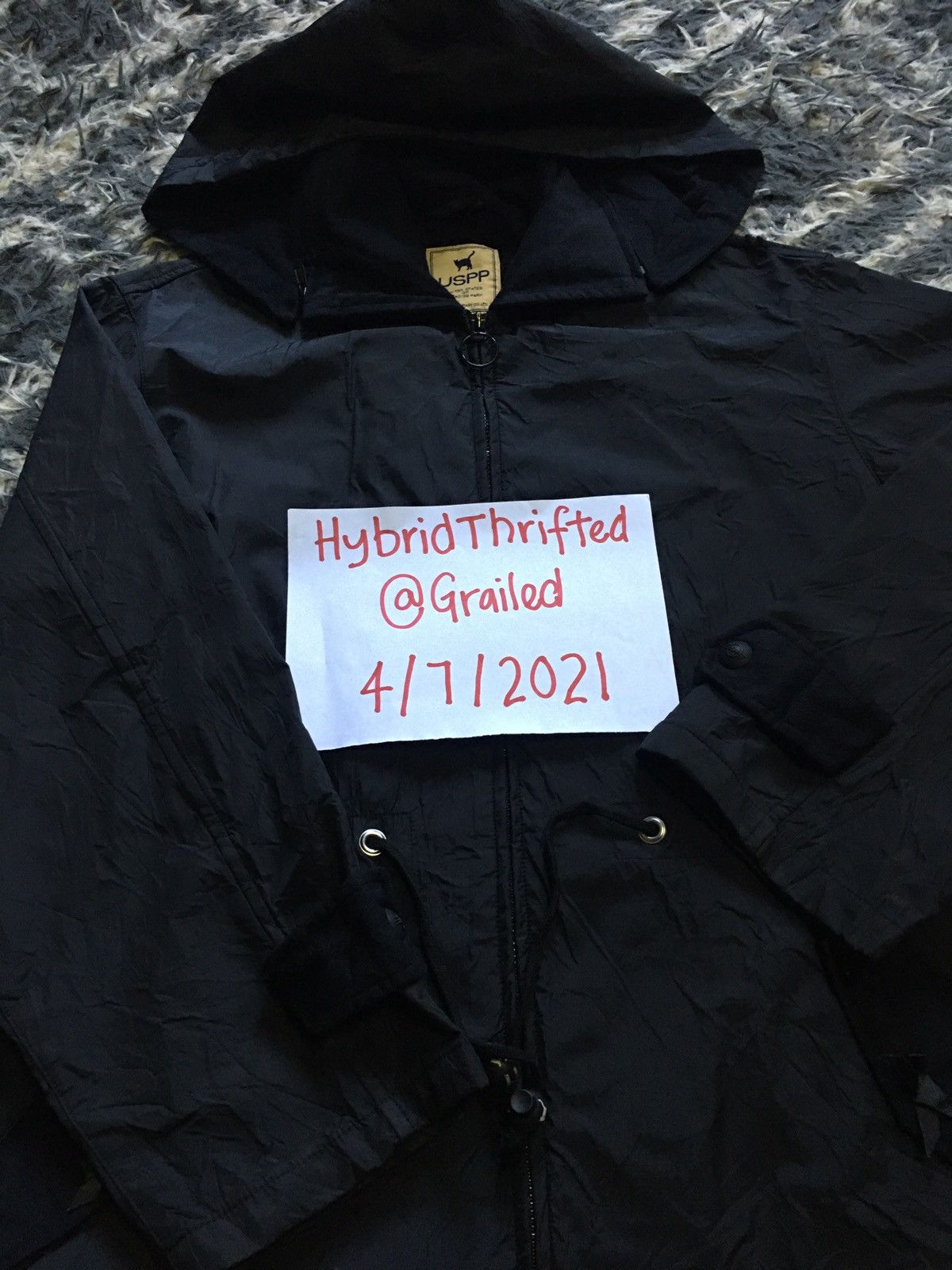 American Apparel UNITED STATES OF PARADISE PARK NYLON HOODED PARKA Size US M / EU 48-50 / 2 - 13 Thumbnail