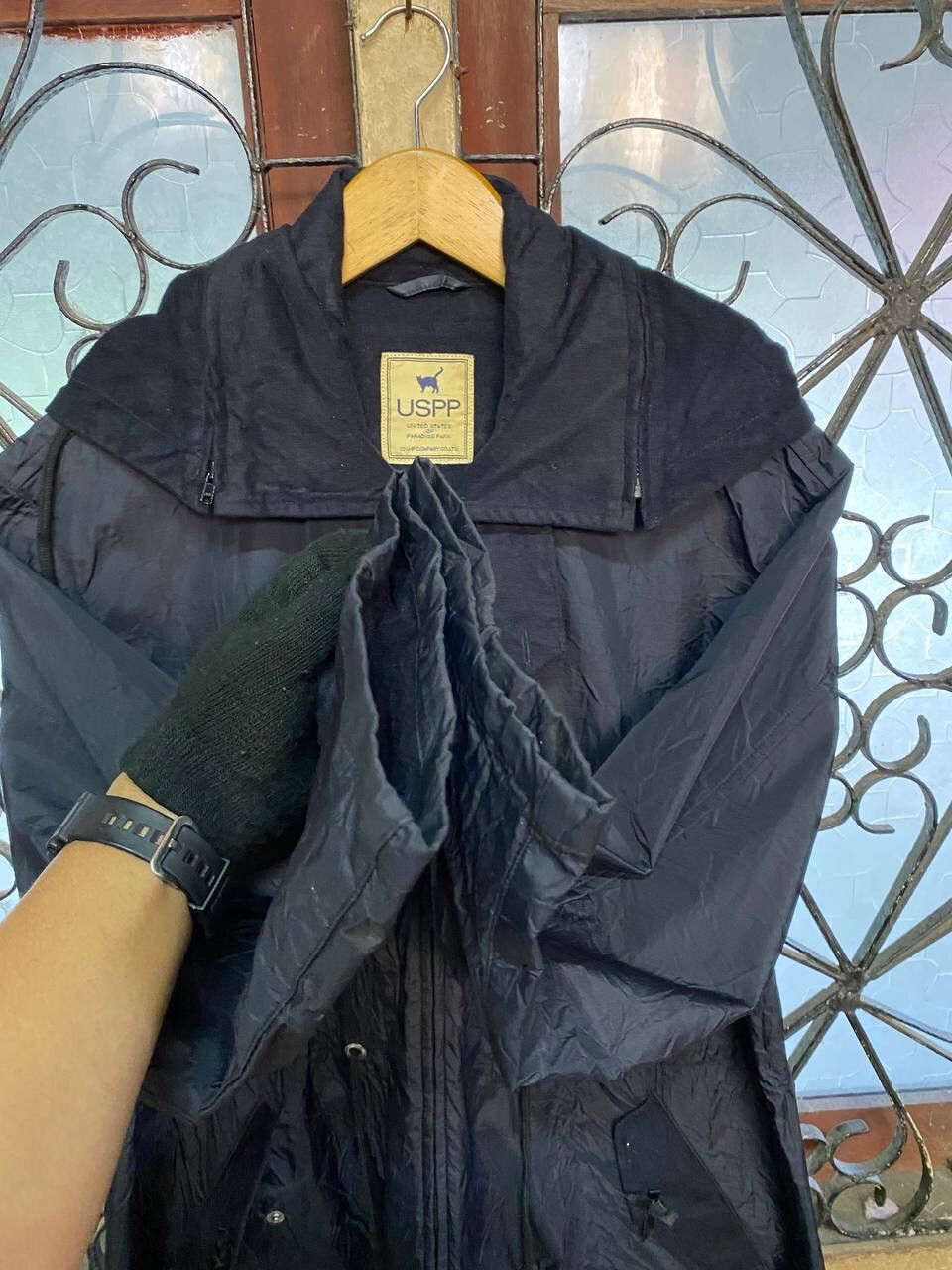 American Apparel UNITED STATES OF PARADISE PARK NYLON HOODED PARKA Size US M / EU 48-50 / 2 - 9 Thumbnail