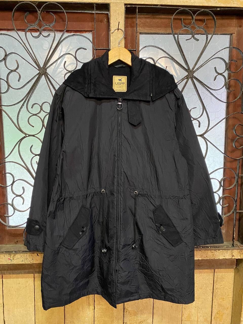 American Apparel UNITED STATES OF PARADISE PARK NYLON HOODED PARKA Size US M / EU 48-50 / 2 - 4 Thumbnail