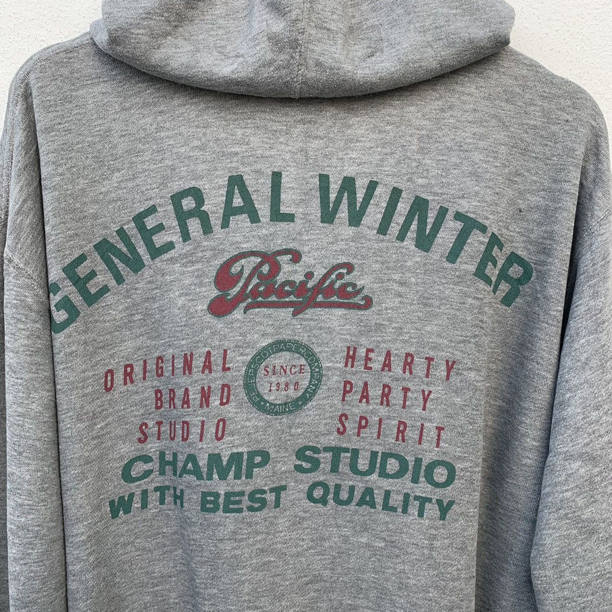 Japanese Brand VINTAGE GENERAL WINTER PACIFIC BIG LOGO HOODIE Size US M / EU 48-50 / 2 - 8 Thumbnail