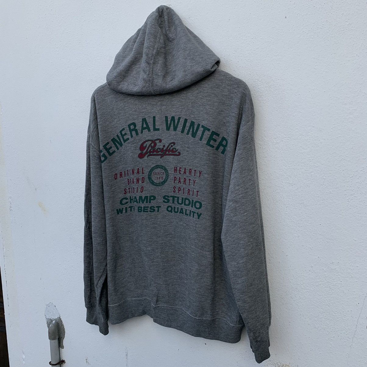 Japanese Brand VINTAGE GENERAL WINTER PACIFIC BIG LOGO HOODIE Size US M / EU 48-50 / 2 - 7 Thumbnail