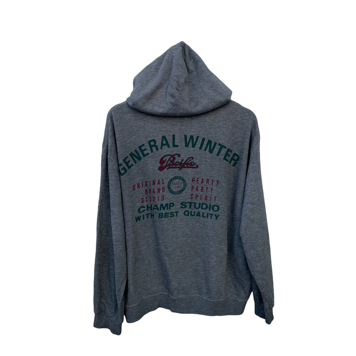 Japanese Brand VINTAGE GENERAL WINTER PACIFIC BIG LOGO HOODIE Size US M / EU 48-50 / 2 - 1 Thumbnail