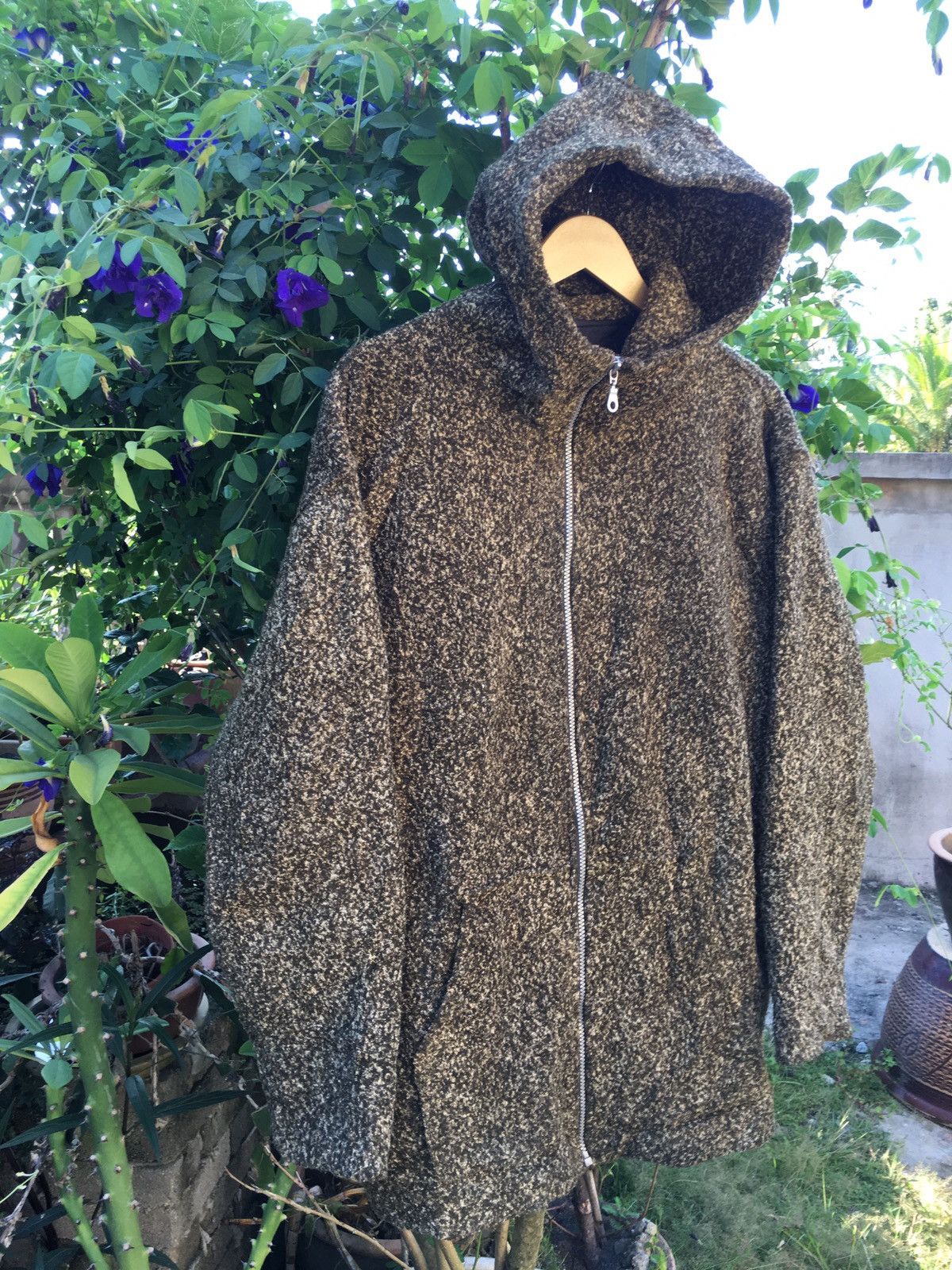 Japanese Brand EARTH TEAM GENTLE NATURAL FORCE FLEECE HOODED JACKET Size US L / EU 52-54 / 3 - 2 Thumbnail