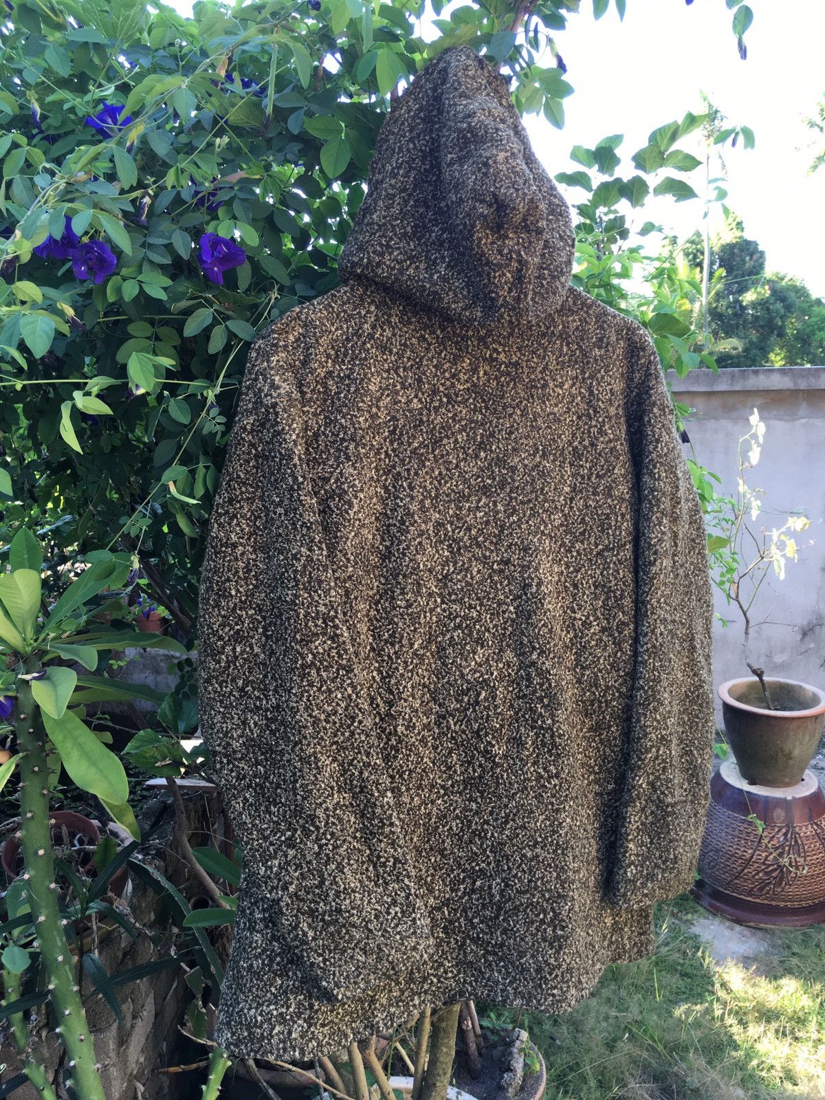 Japanese Brand EARTH TEAM GENTLE NATURAL FORCE FLEECE HOODED JACKET Size US L / EU 52-54 / 3 - 5 Thumbnail