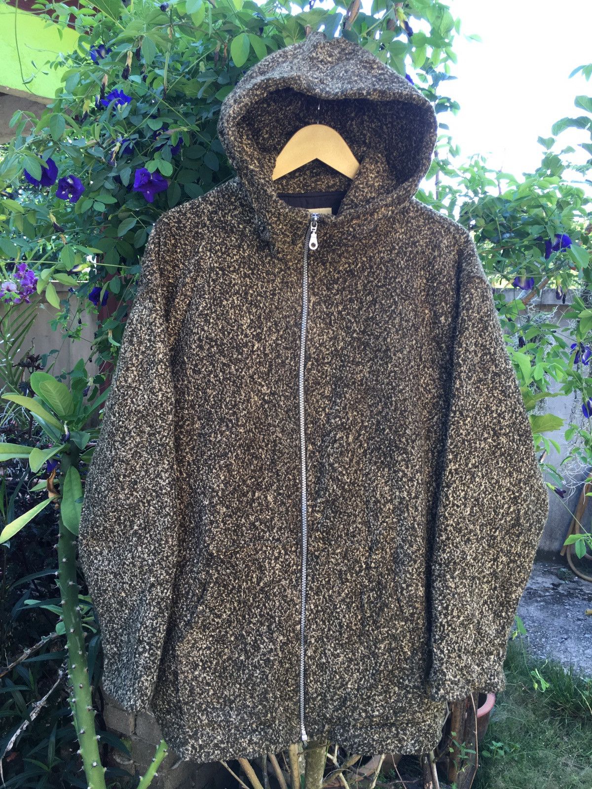 Japanese Brand EARTH TEAM GENTLE NATURAL FORCE FLEECE HOODED JACKET Size US L / EU 52-54 / 3 - 1 Thumbnail