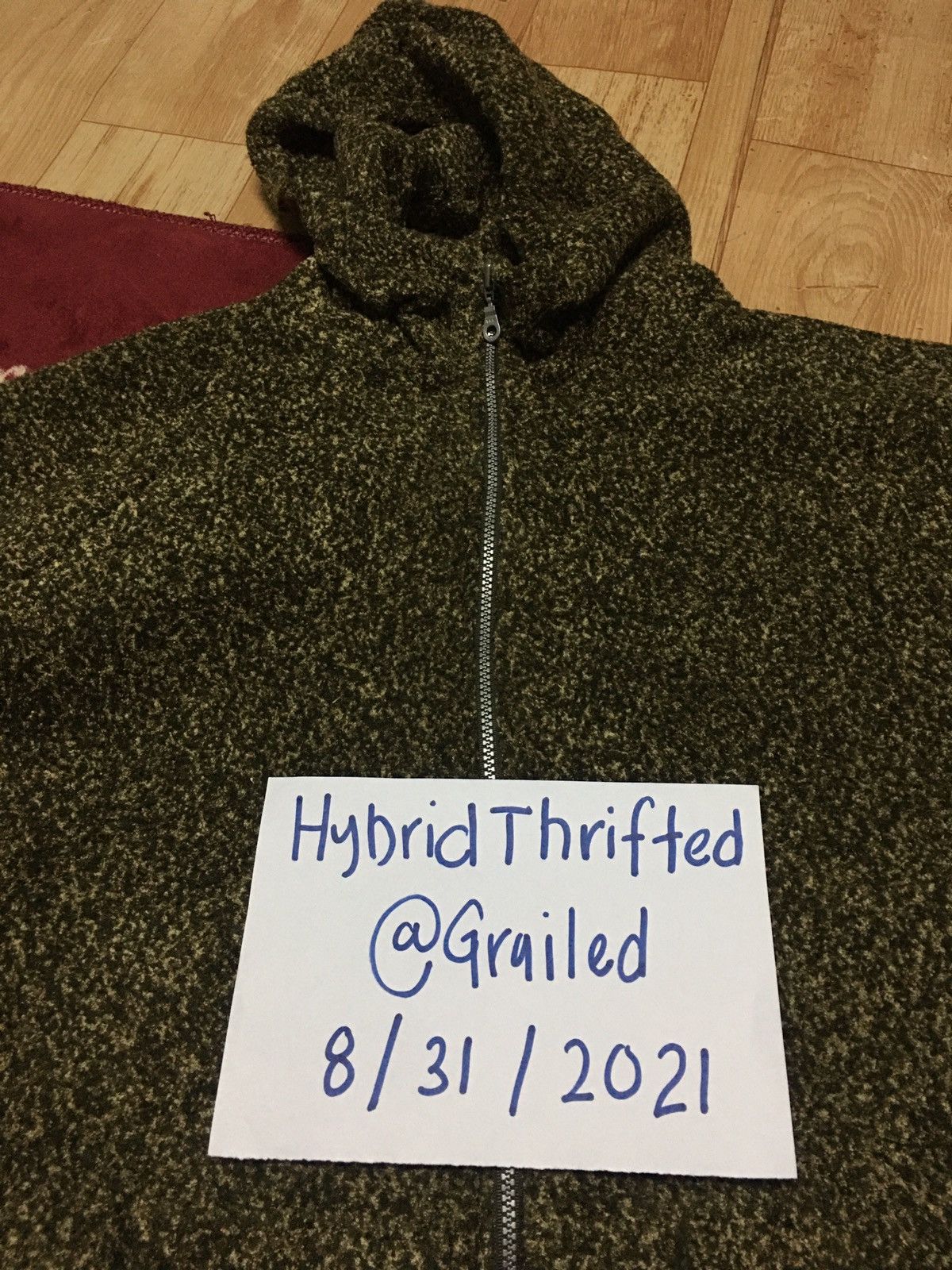 Japanese Brand EARTH TEAM GENTLE NATURAL FORCE FLEECE HOODED JACKET Size US L / EU 52-54 / 3 - 13 Thumbnail