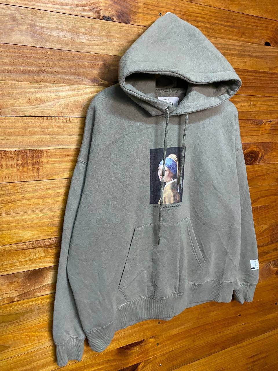 Japanese Brand THE GIRL WITH A PEARL EARRING HOODIE JACKET Size L / US 10 / IT 46 - 2 Thumbnail