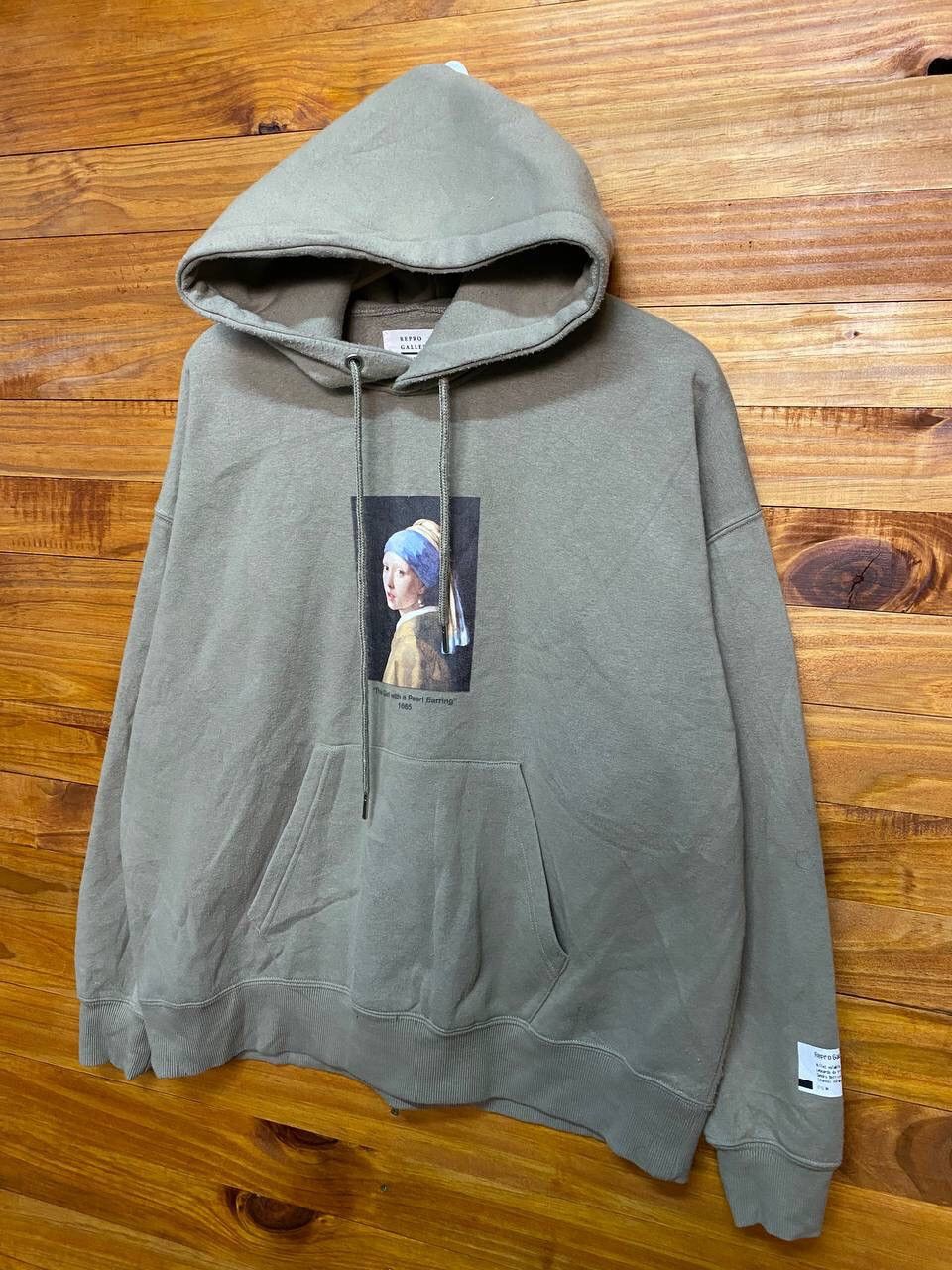 Japanese Brand THE GIRL WITH A PEARL EARRING HOODIE JACKET Size L / US 10 / IT 46 - 3 Thumbnail