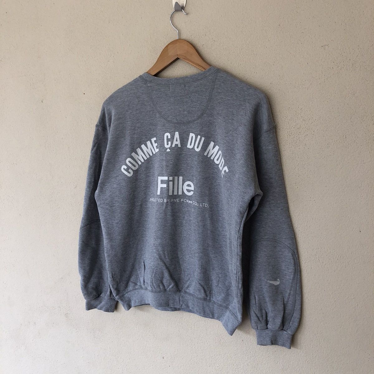Comme Ca Ism × Japanese Brand VINTAGE BIG LOGO SWEATSHIRT COMME CA DU MODE Size US S / EU 44-46 / 1 - 5 Thumbnail