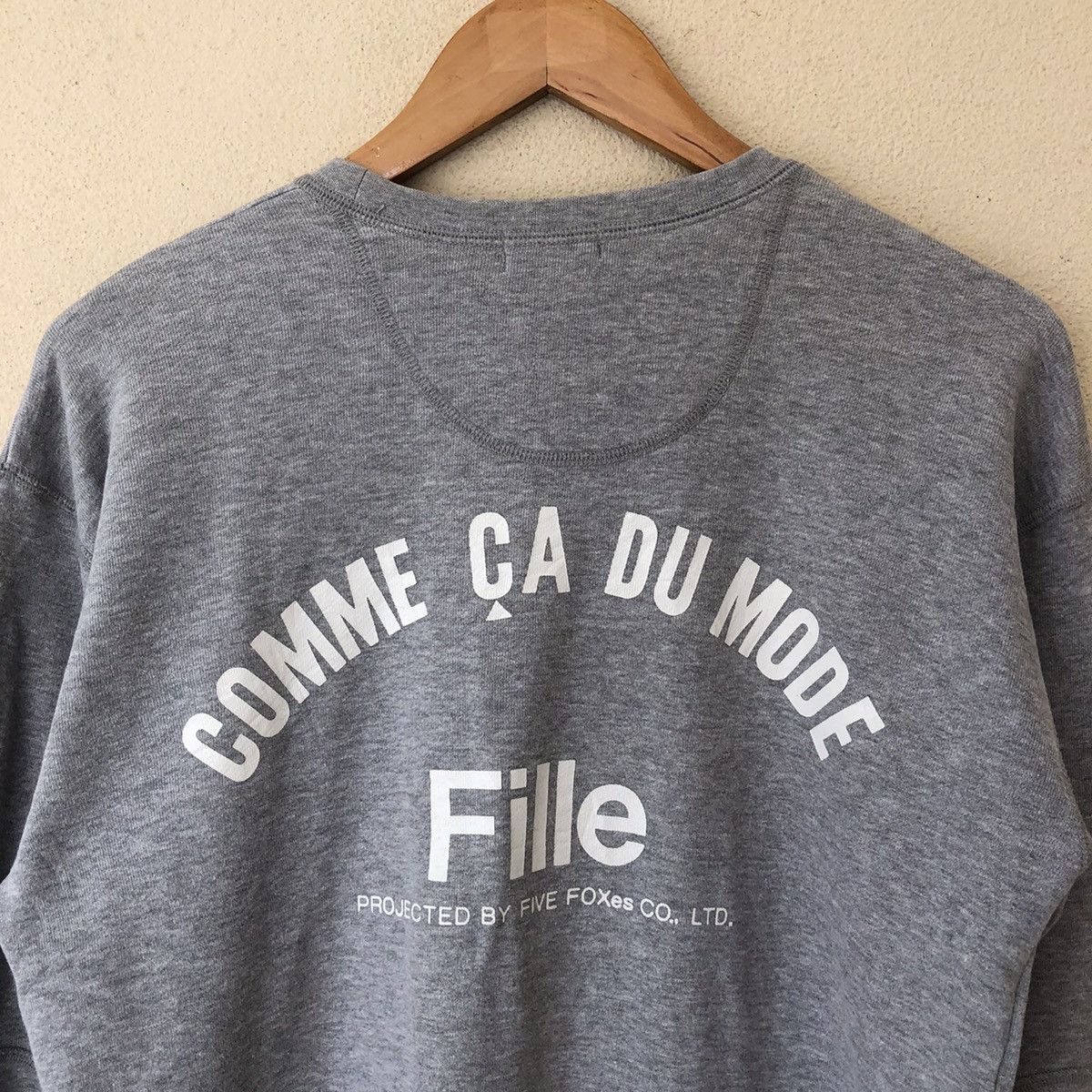 Comme Ca Ism × Japanese Brand VINTAGE BIG LOGO SWEATSHIRT COMME CA DU MODE Size US S / EU 44-46 / 1 - 6 Thumbnail