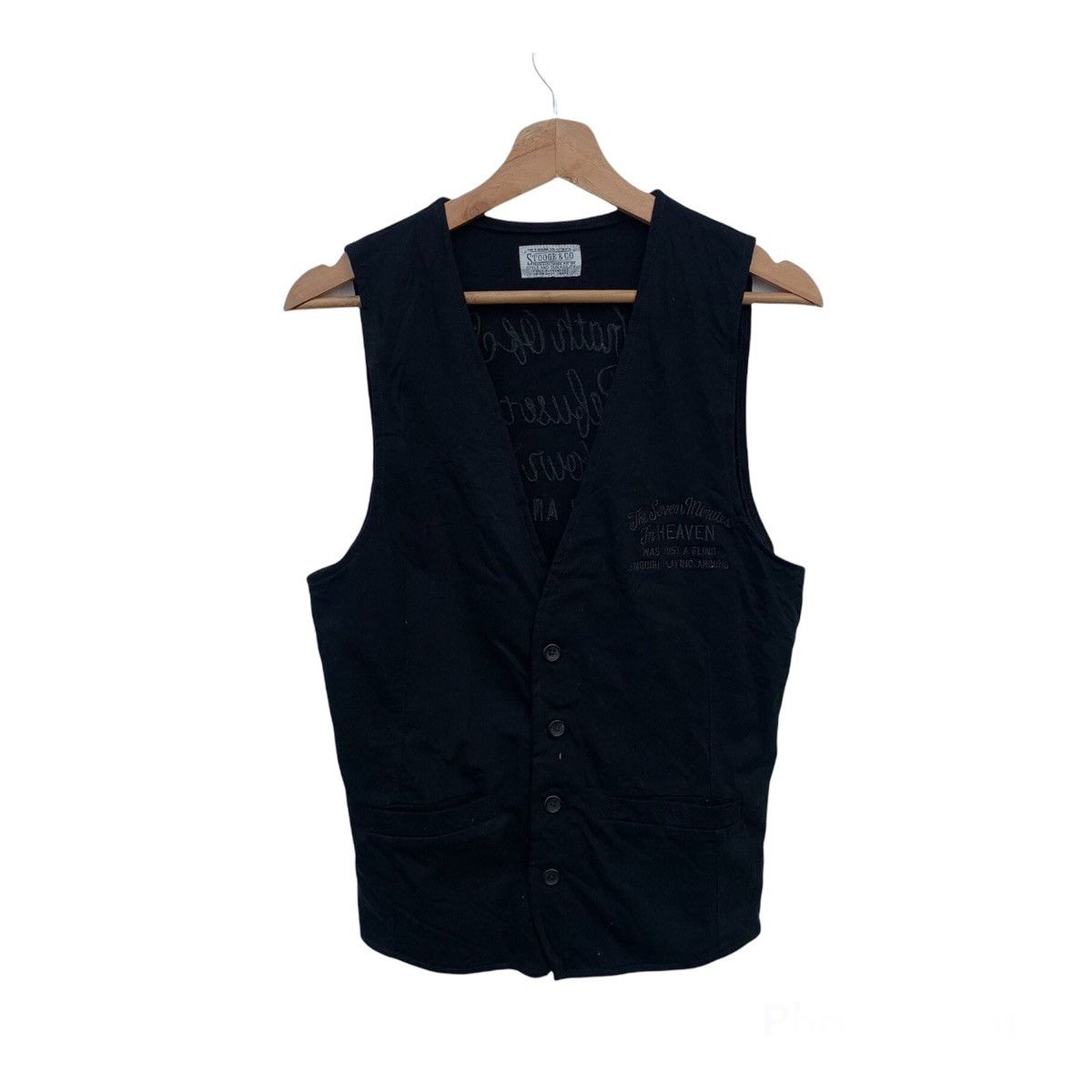 Japanese Brand VINTAGE UTILITY MULTI POCKET CARGO VEST STOOGE & CO BIGLOGO Size US M / EU 48-50 / 2 - 1 Thumbnail