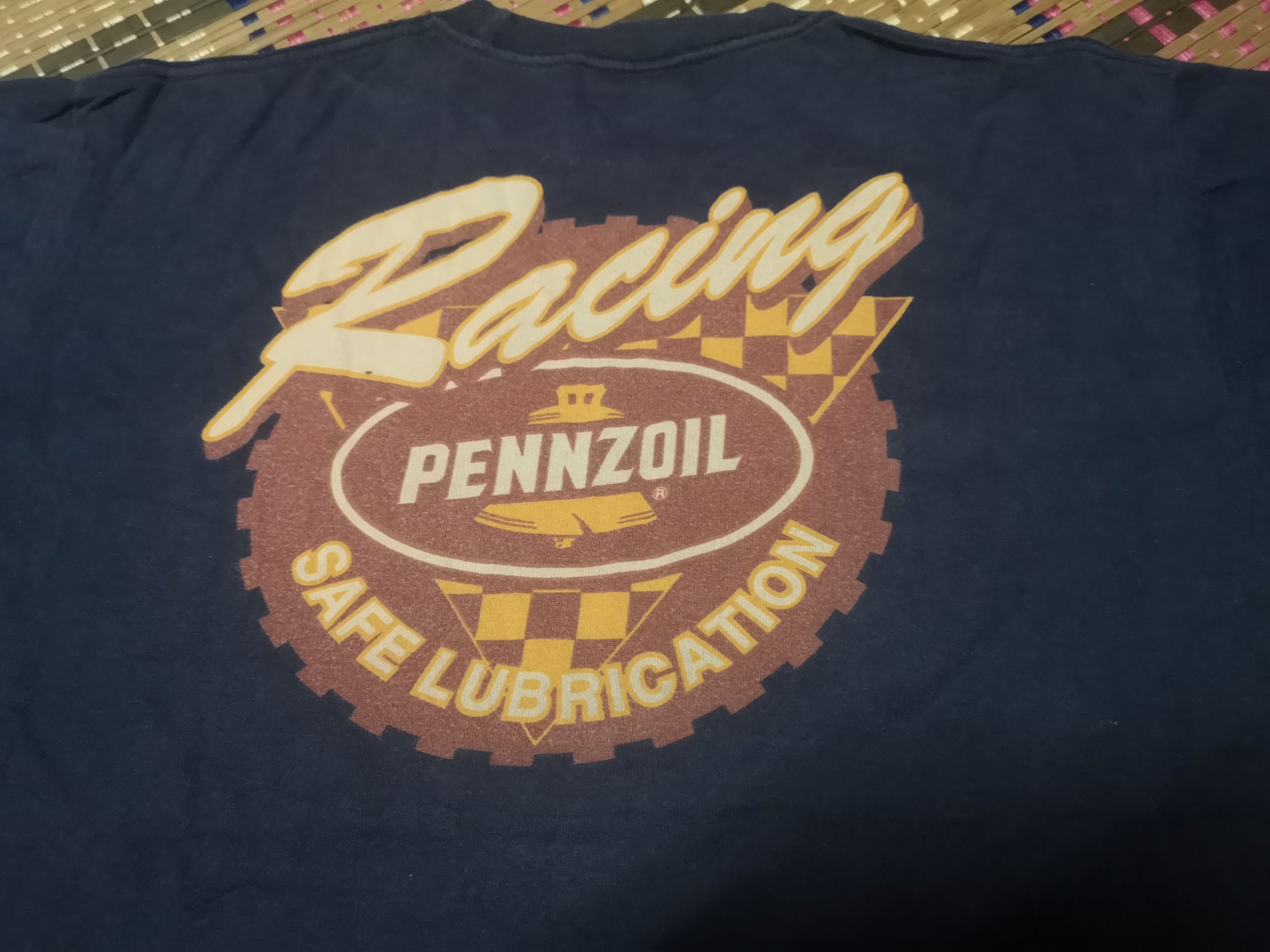 Japanese Brand Pennzoil Lubricant Shirt y2k Size US L / EU 52-54 / 3 - 3 Thumbnail