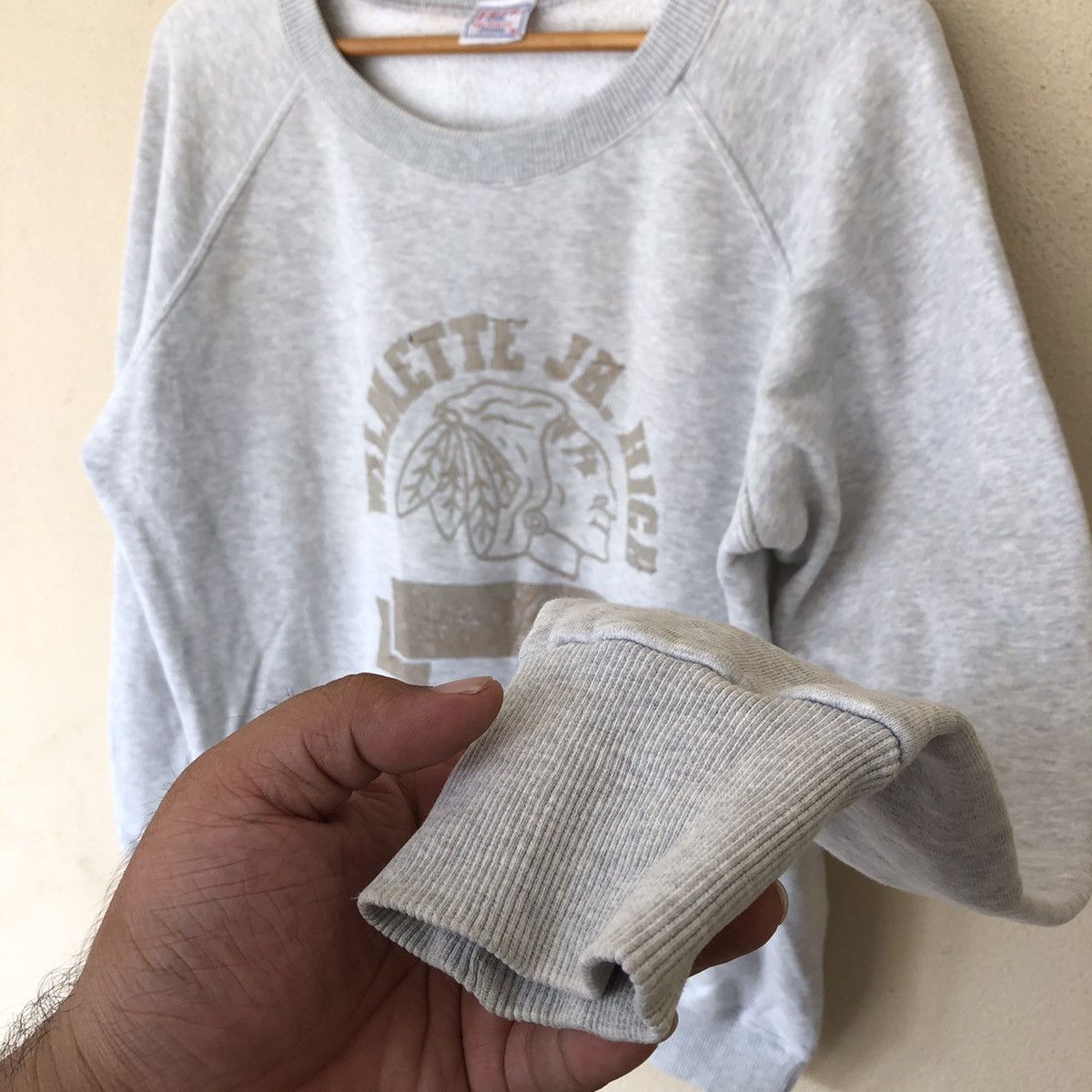Japanese Brand VINTAGE WILMETTE JH. HIGH BIG LOGO SWEATSHIRT Size US M / EU 48-50 / 2 - 4 Thumbnail