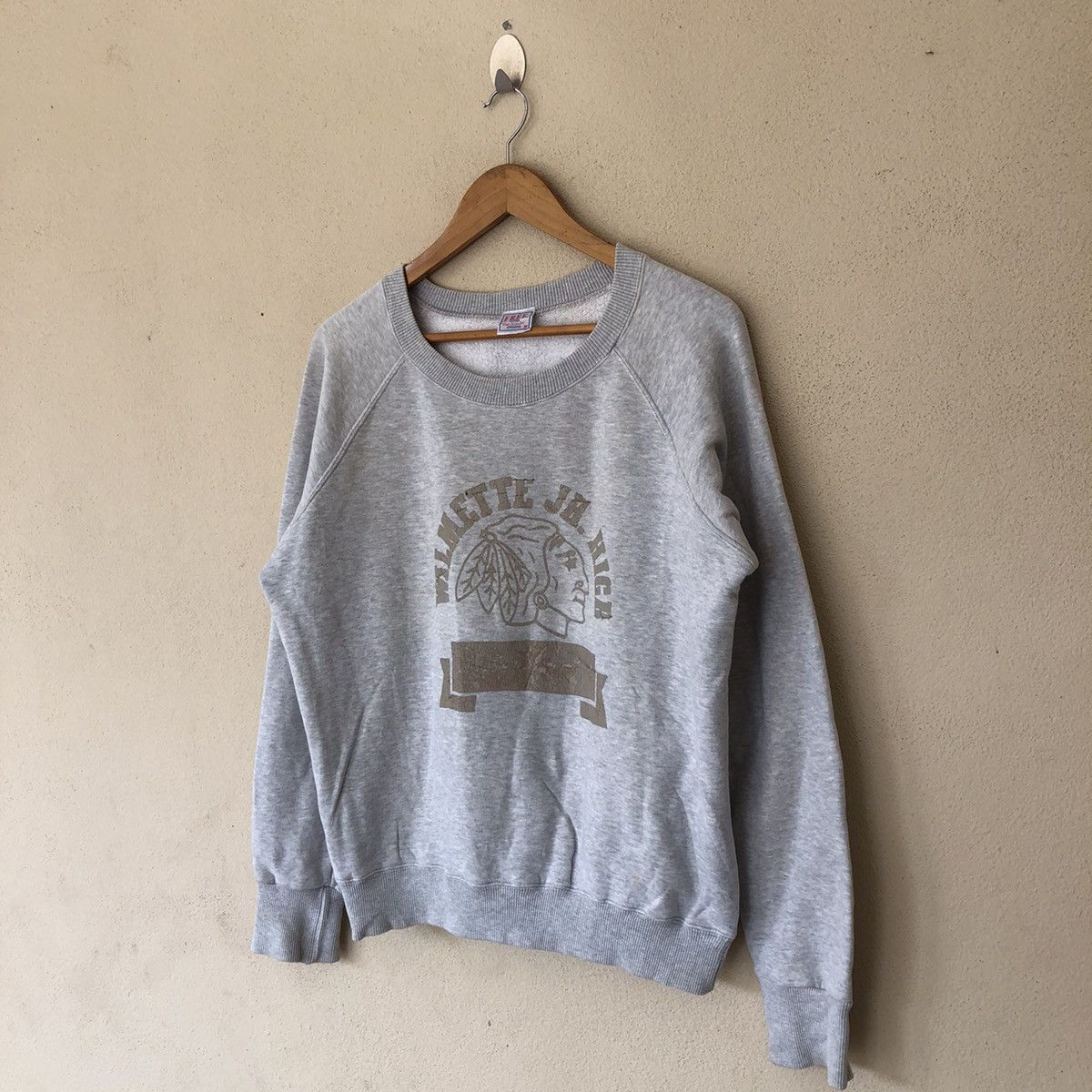 Japanese Brand VINTAGE WILMETTE JH. HIGH BIG LOGO SWEATSHIRT Size US M / EU 48-50 / 2 - 2 Thumbnail