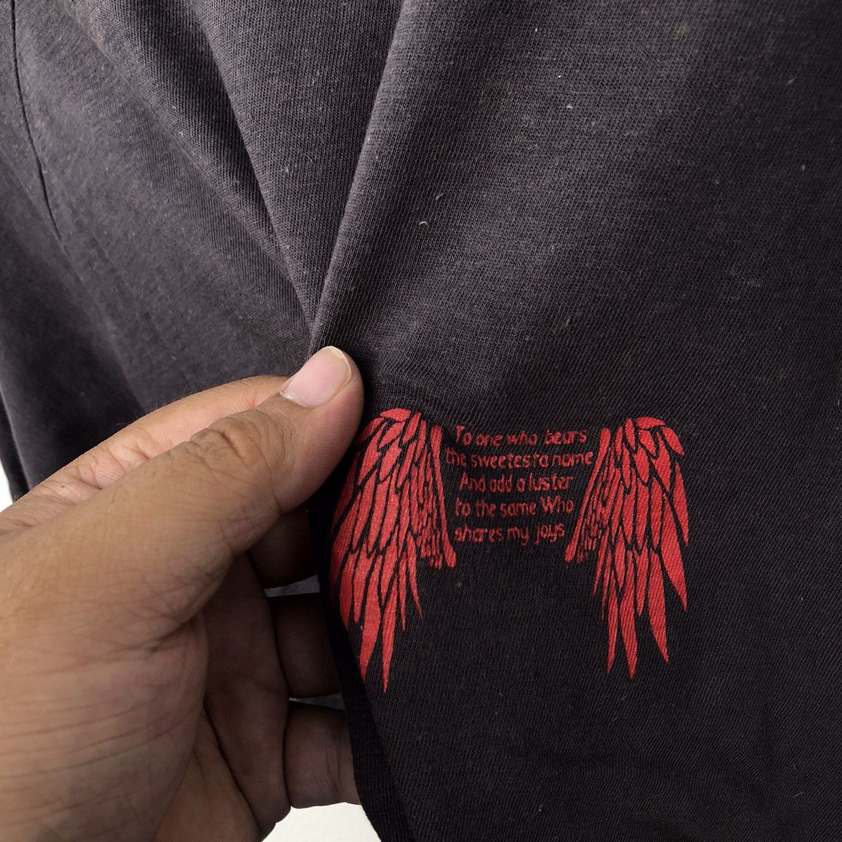 Japanese Brand MOTIVATION T-SHIRT BIG LOGO SHORT SLEEVE Size US L / EU 52-54 / 3 - 4 Thumbnail