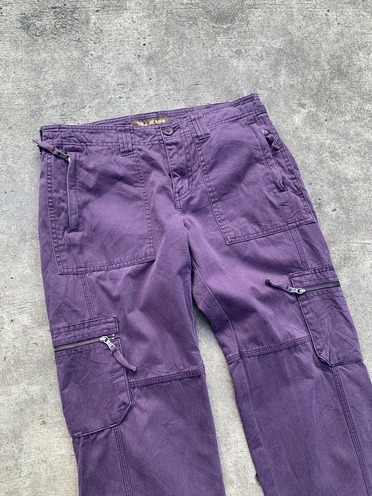 Japanese Brand Tbj jeans tactical multipocket cargo pants Size US 31 - 2 Thumbnail