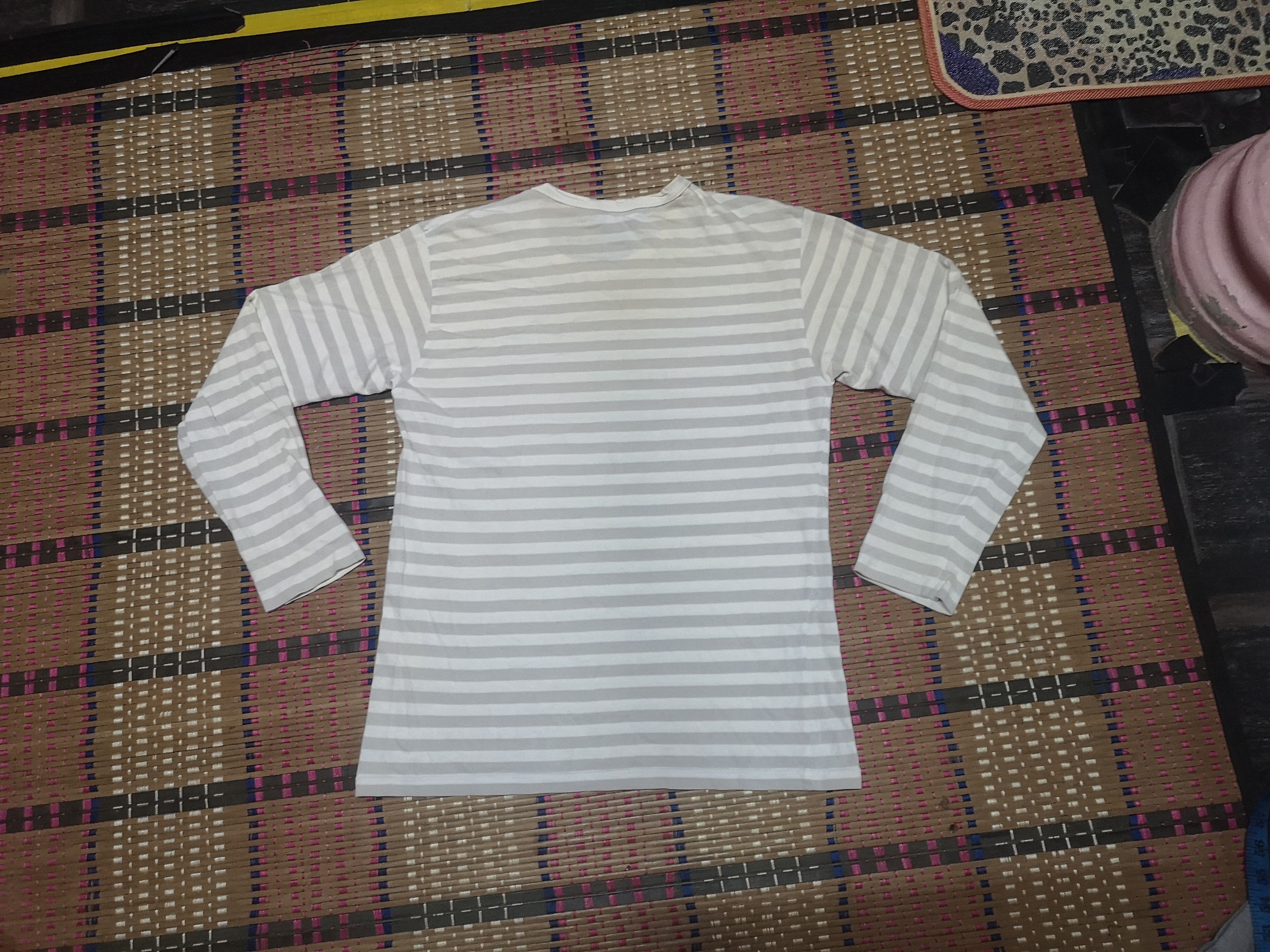 agnes b. Agnes B Long Sleeves striped design Size M / US 6-8 / IT 42-44 - 2 Thumbnail