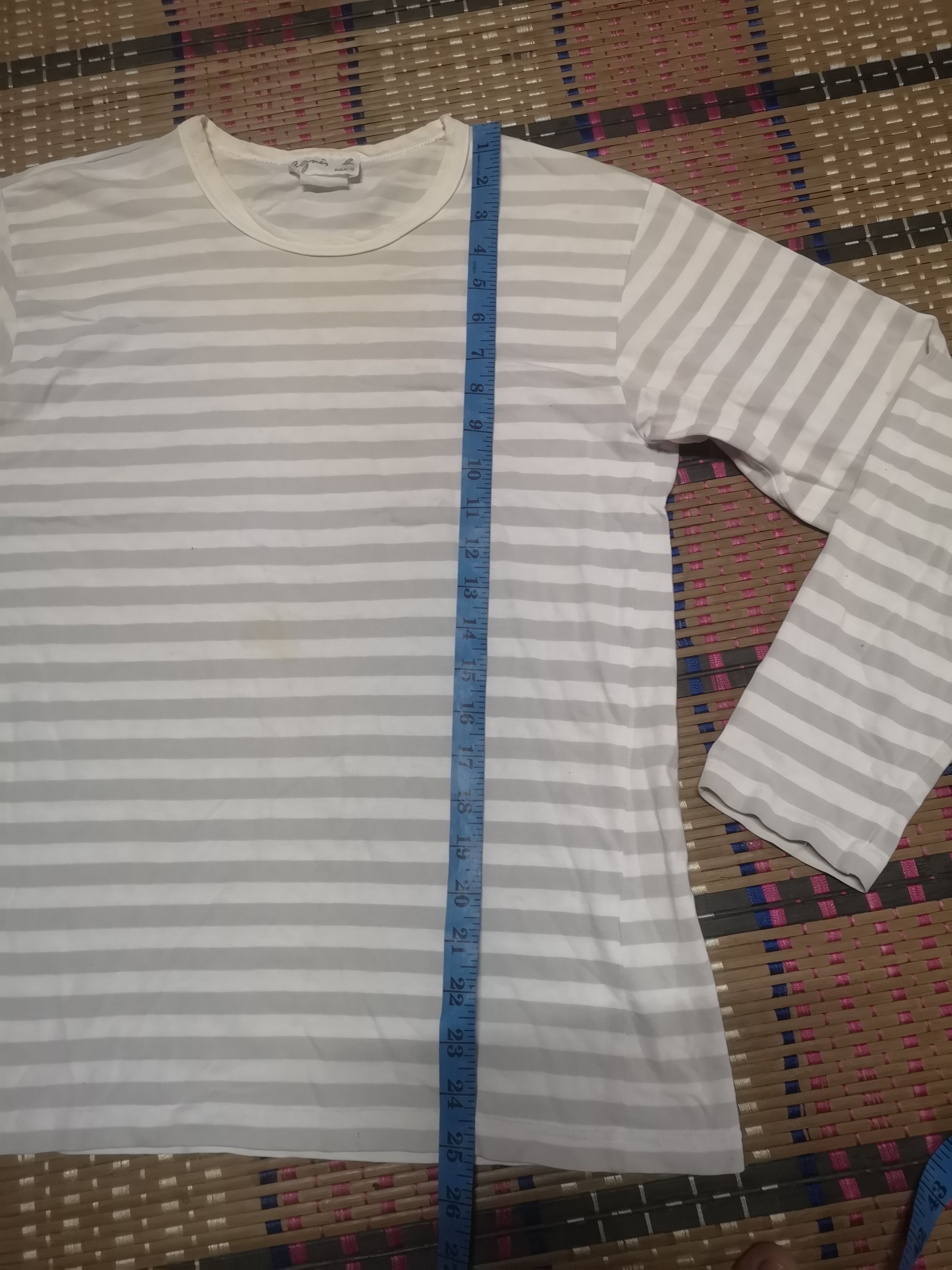 agnes b. Agnes B Long Sleeves striped design Size M / US 6-8 / IT 42-44 - 8 Thumbnail