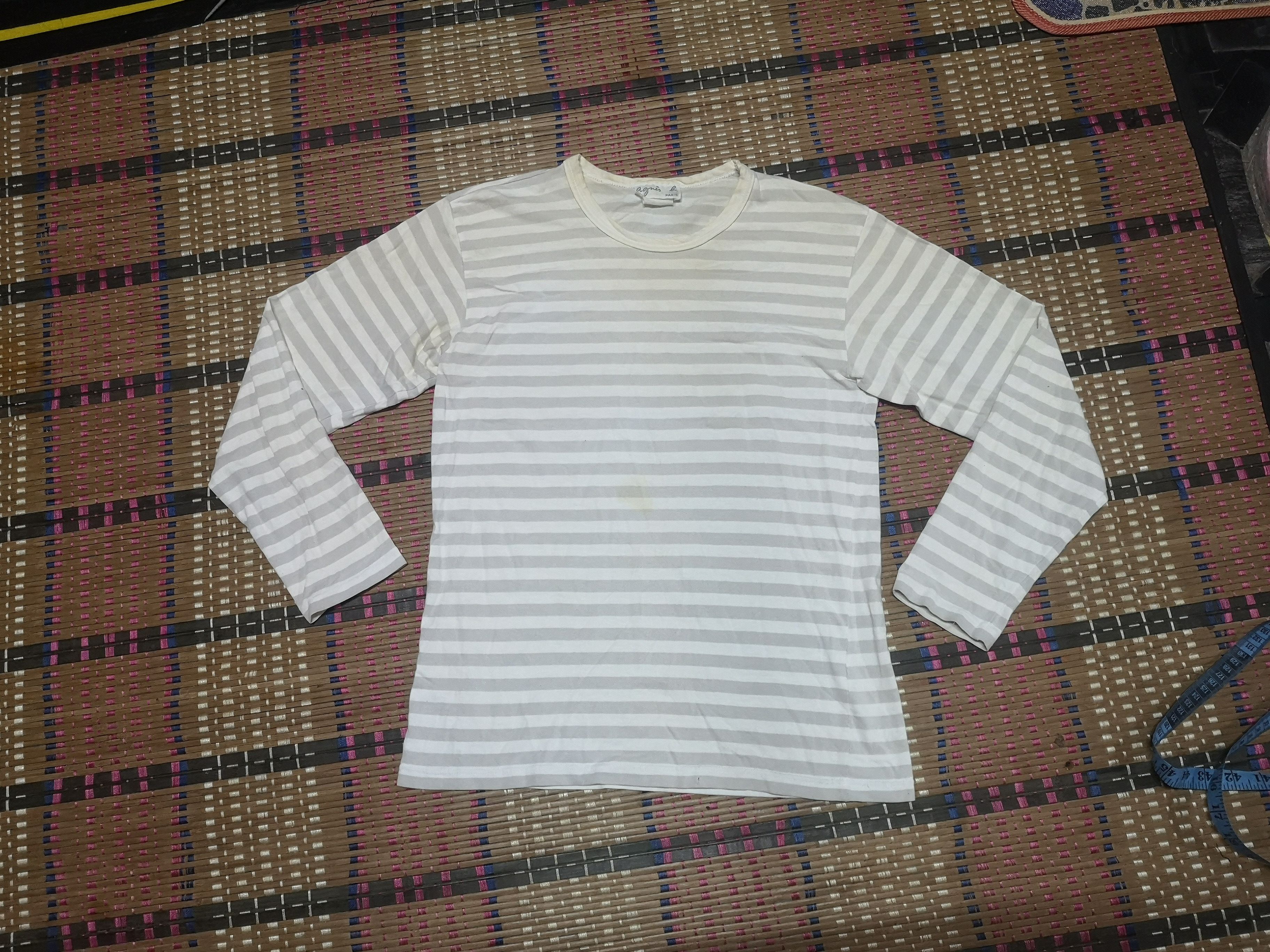 agnes b. Agnes B Long Sleeves striped design Size M / US 6-8 / IT 42-44 - 1 Thumbnail