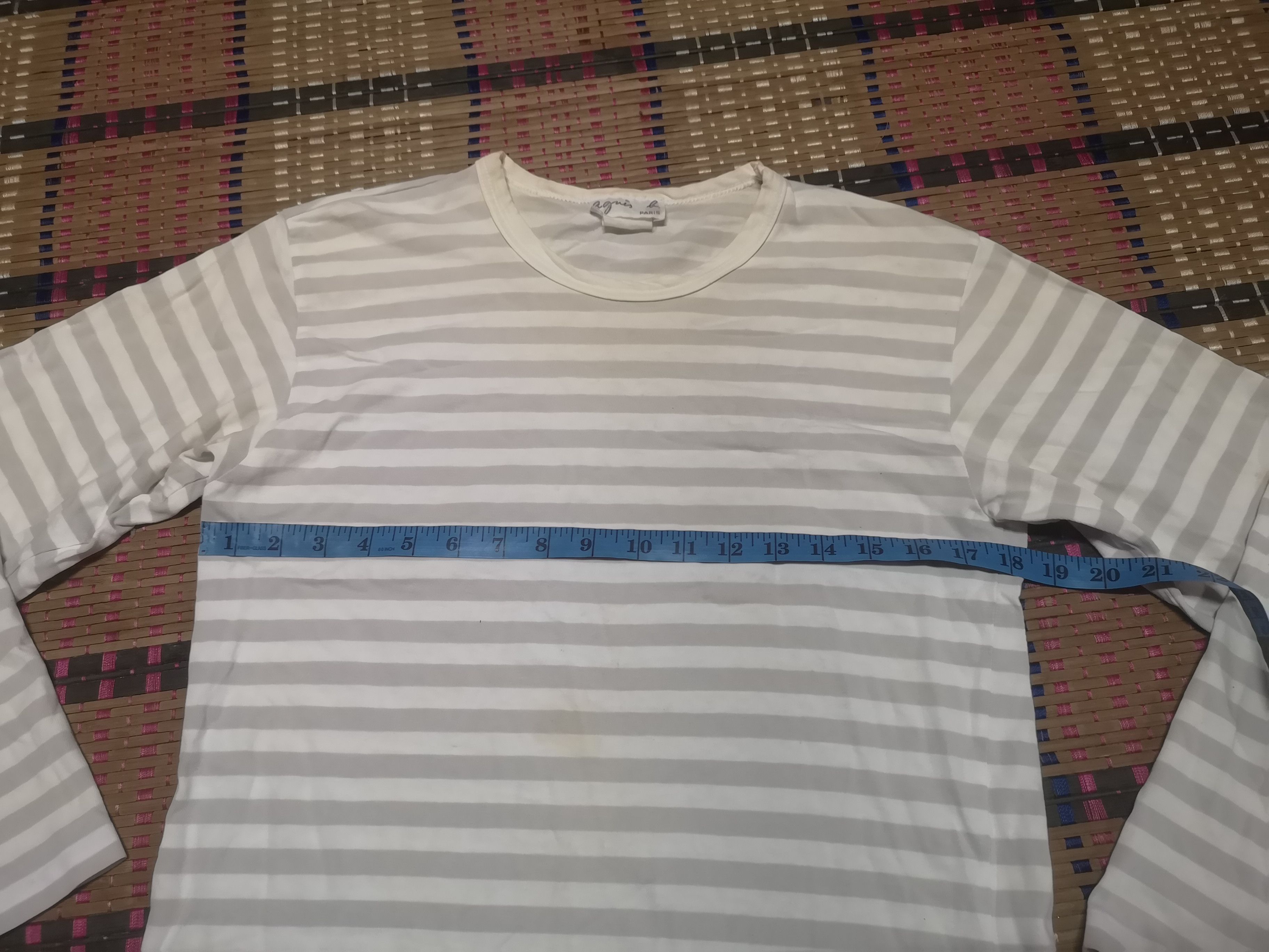 agnes b. Agnes B Long Sleeves striped design Size M / US 6-8 / IT 42-44 - 7 Thumbnail