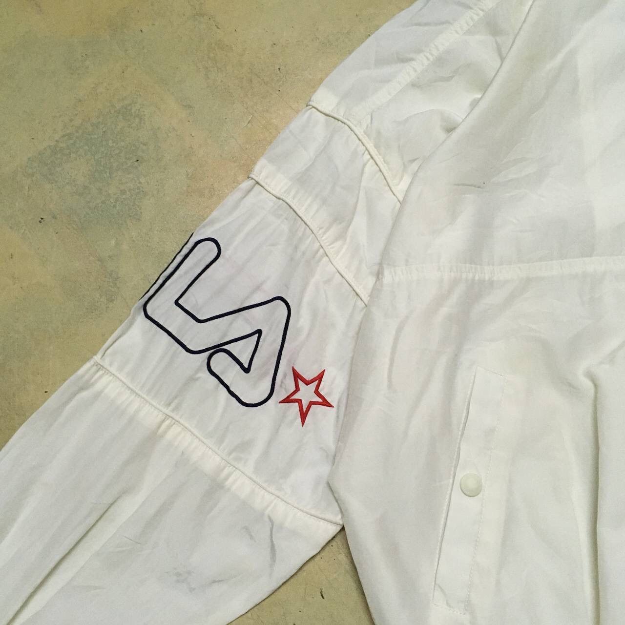Fila Vintage Fila Bomber Jacket Big Logo Size US L / EU 52-54 / 3 - 3 Thumbnail